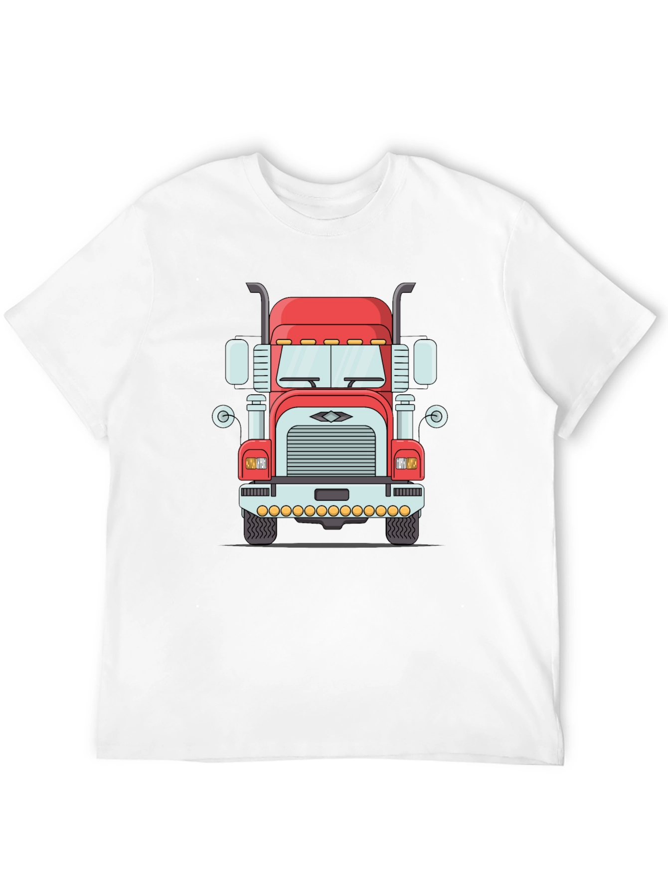 Trucker T-Shirt: Classic Big Rig Design