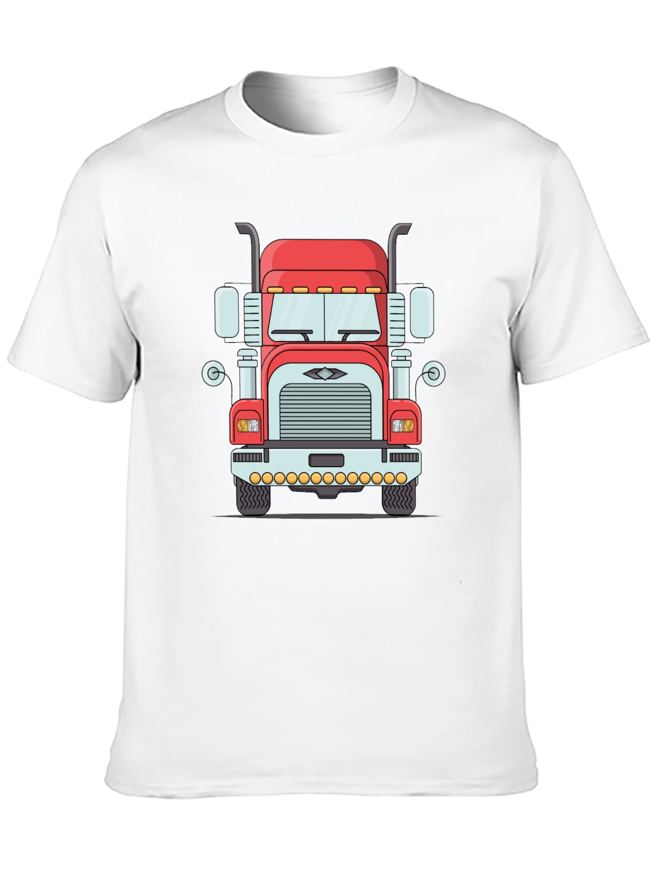 Trucker T-Shirt: Classic Big Rig Design