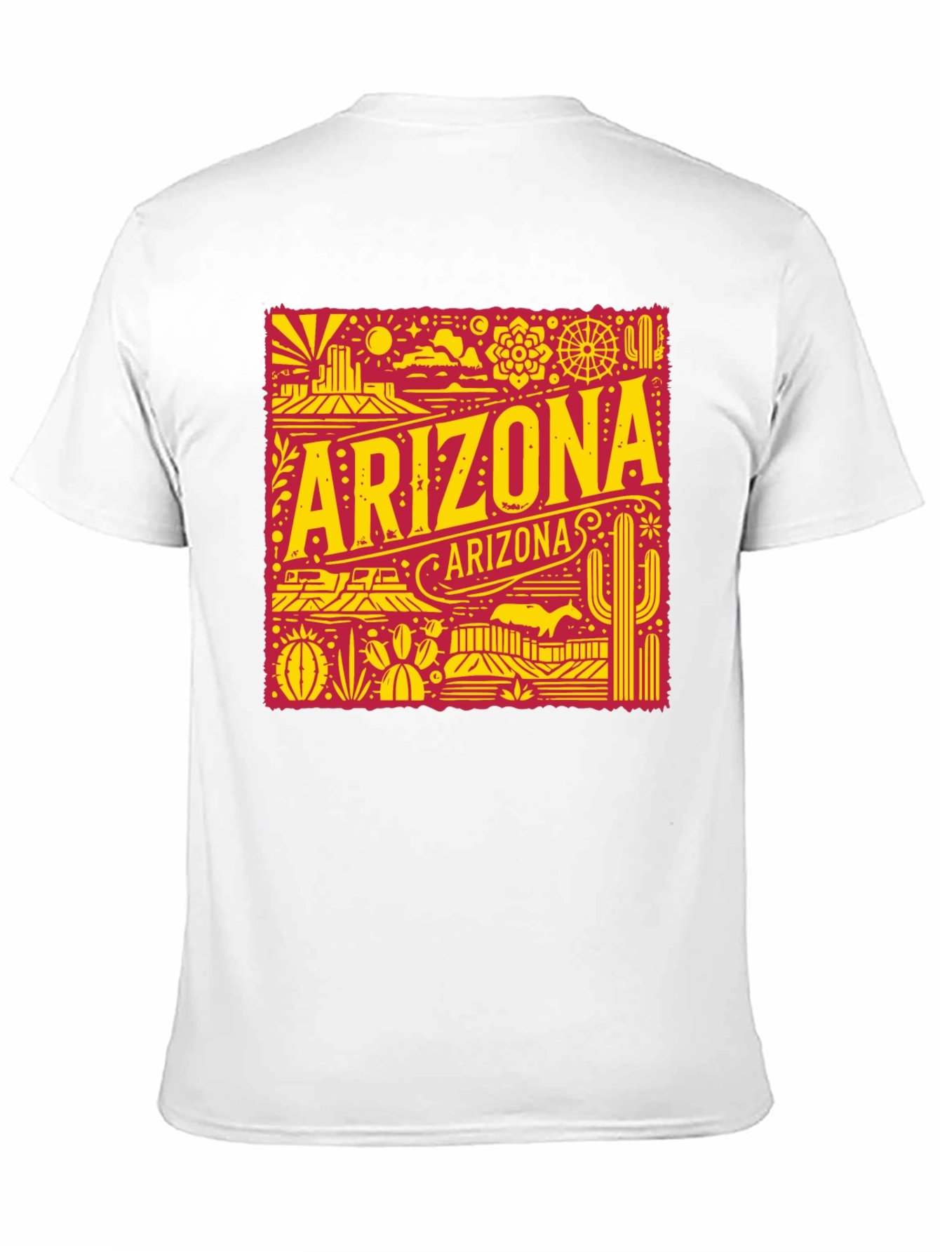 Arizona Graphic Tee - Retro Desert State Souvenir Shirt
