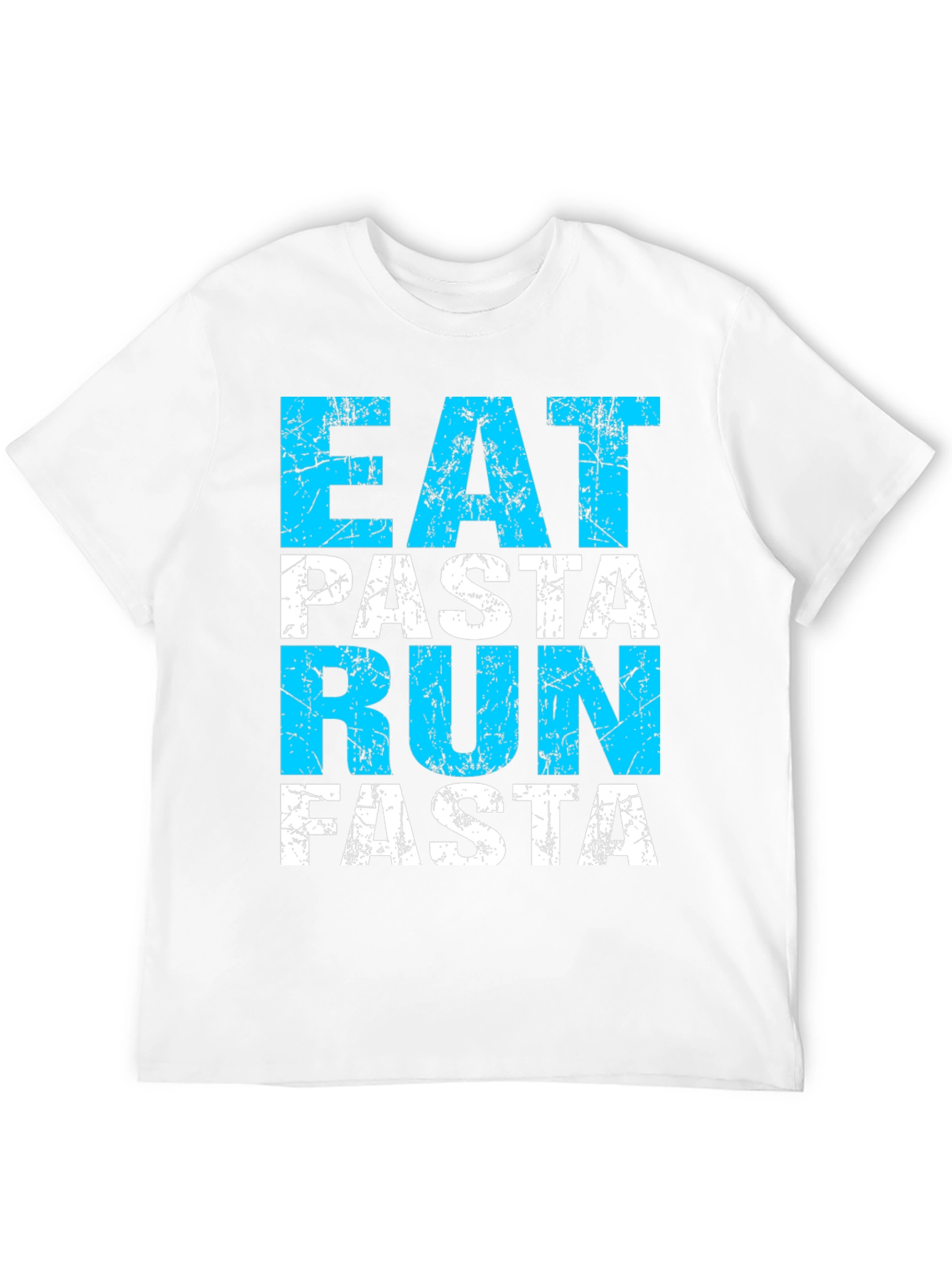 Eat Pasta Run Fasta Black T-Shirt