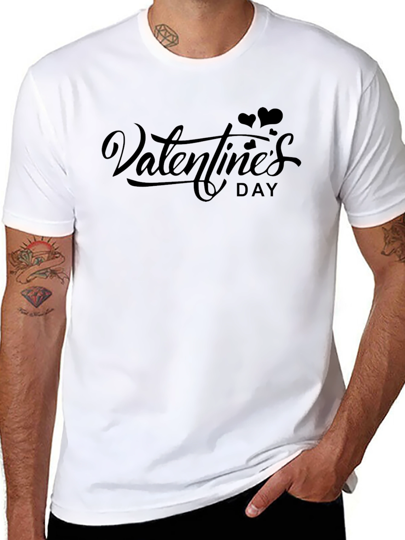 Valentines Day Black T-Shirt