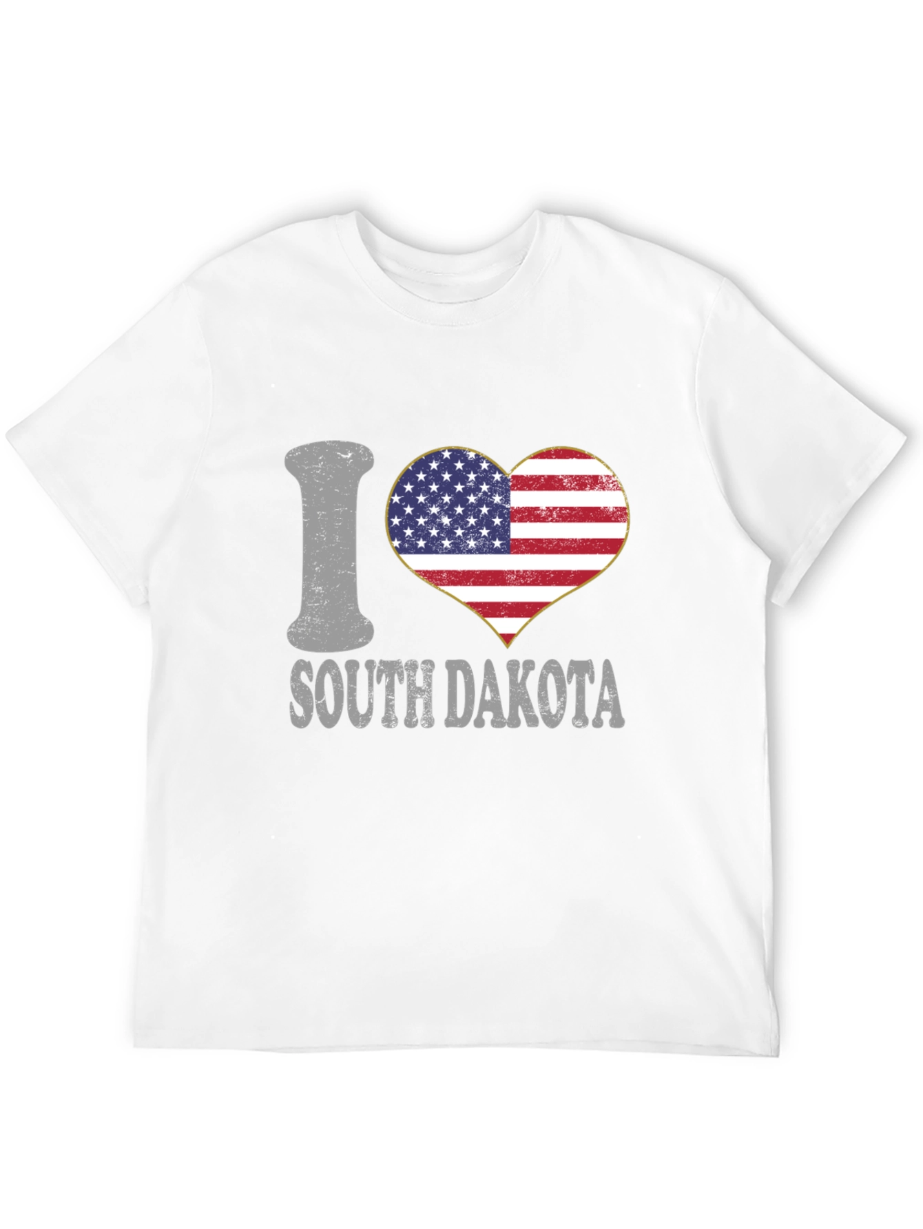 I Love South Dakota Patriotic T-Shirt