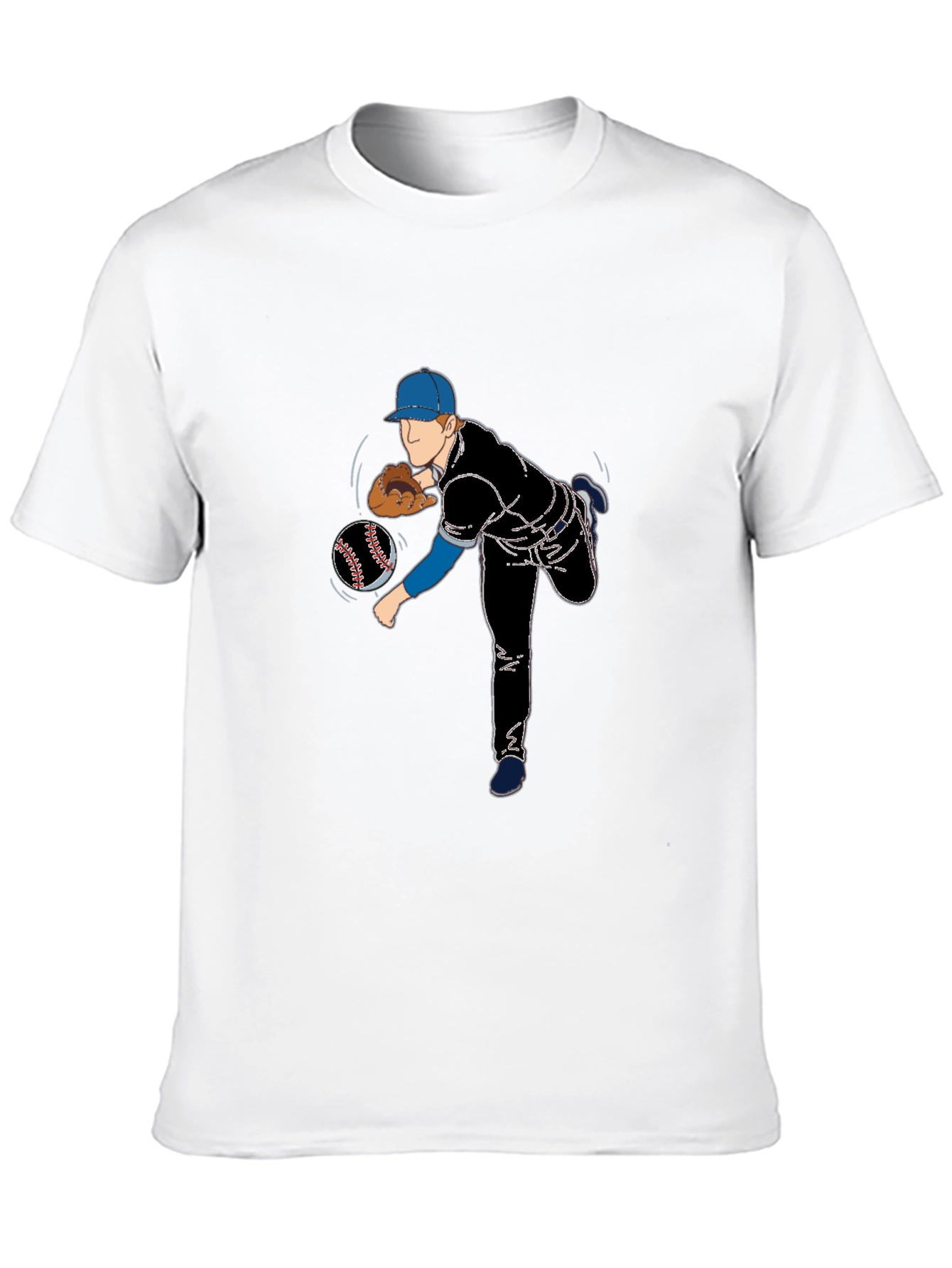 Baseball Pitcher Graphic T-Shirt