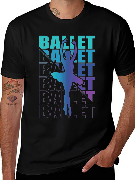 Ballet Dancer Graphic Tee - Black T-Shirt