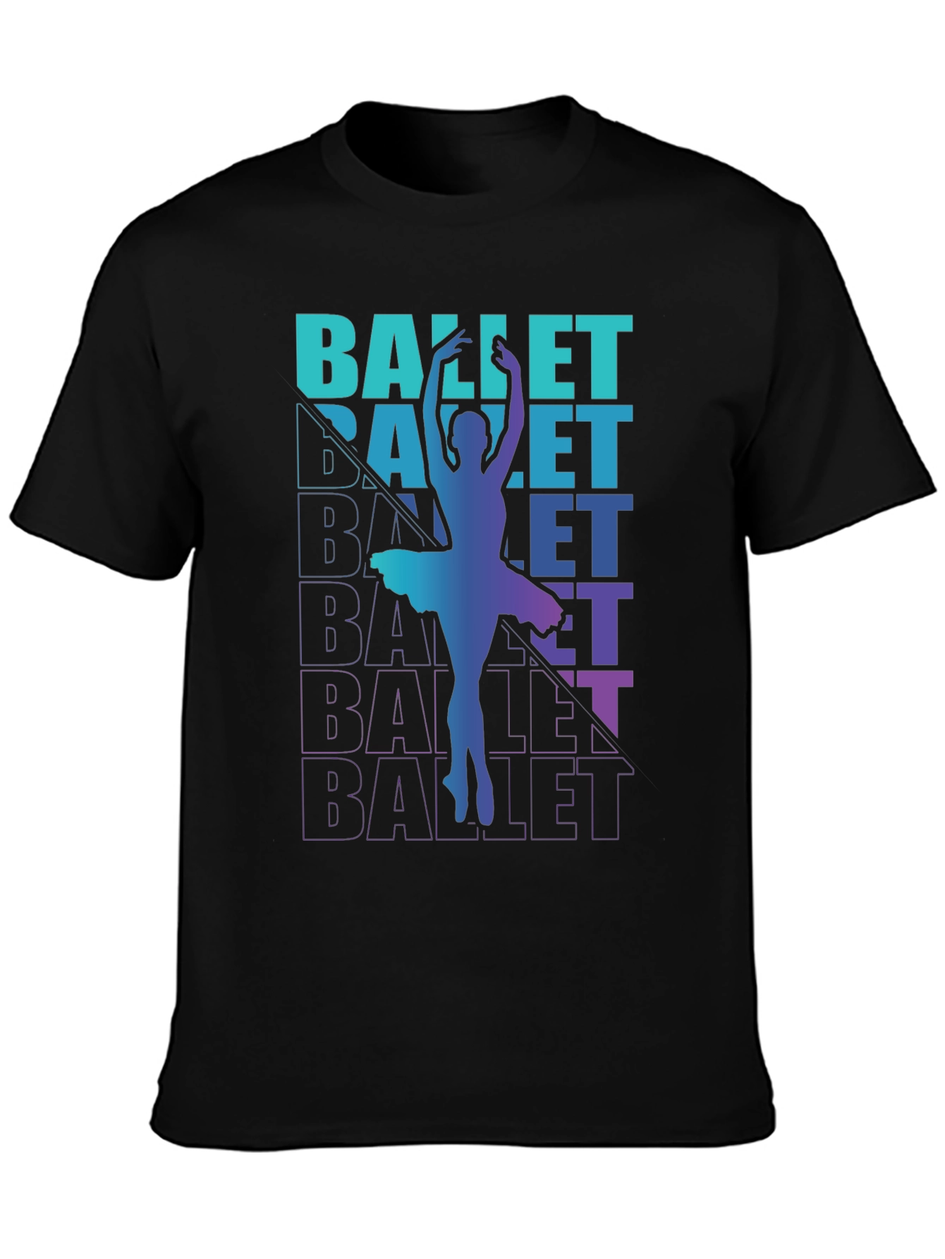 Ballet Dancer Graphic Tee - Black T-Shirt