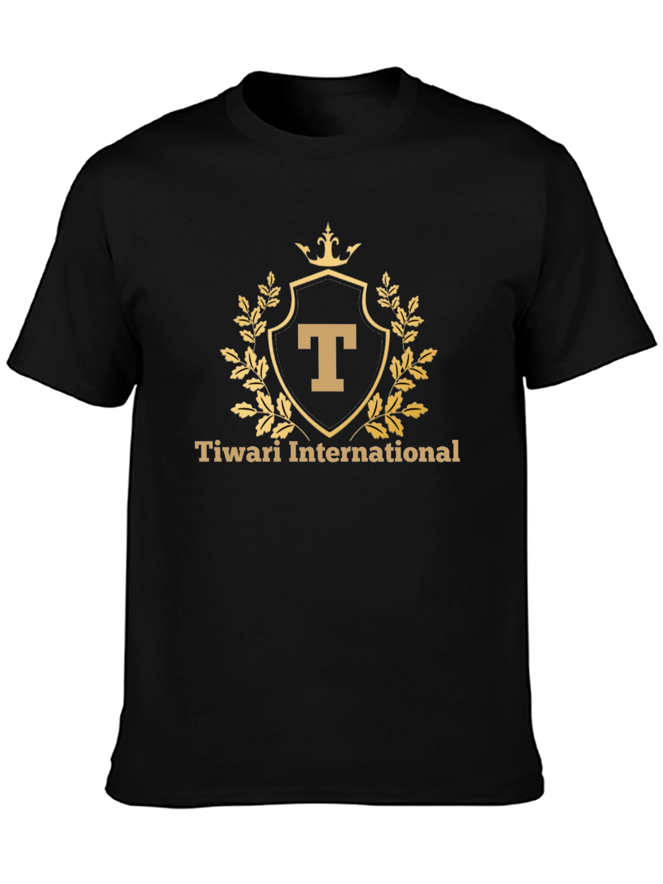 Tiwari International Graphic Tee - Black
