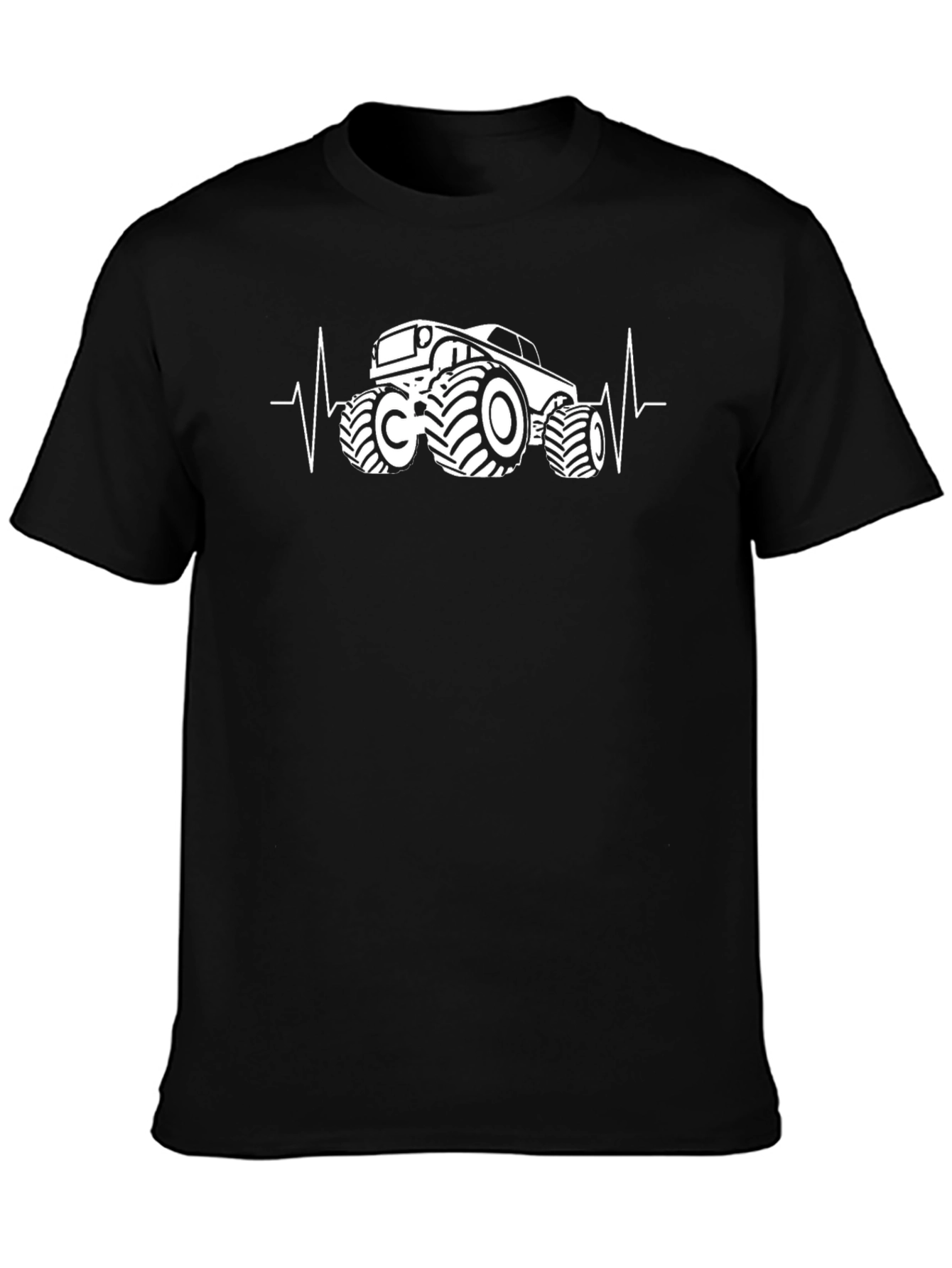 Monster Truck Heartbeat T-Shirt