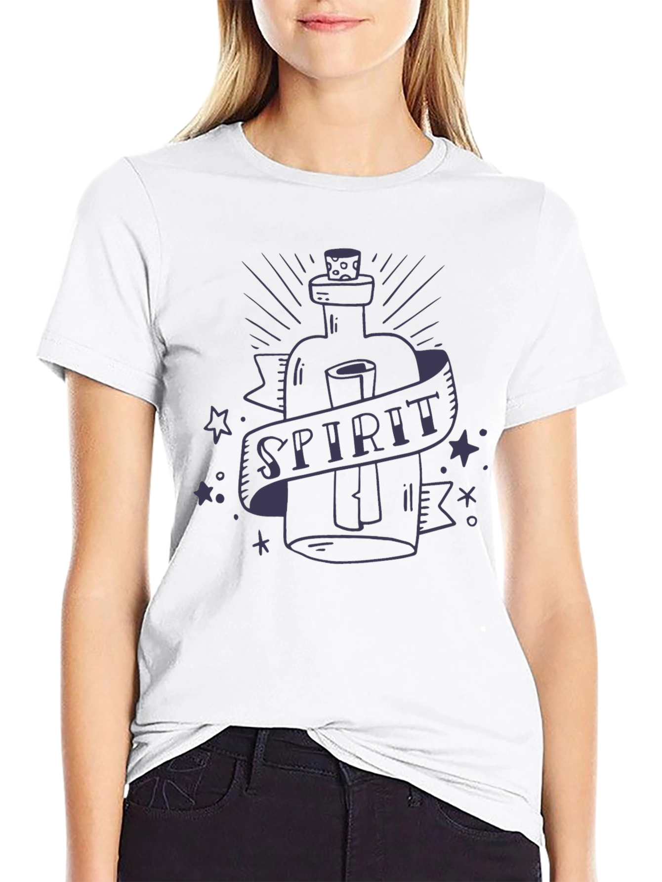 Spirit in a Bottle Graphic Tee - Black