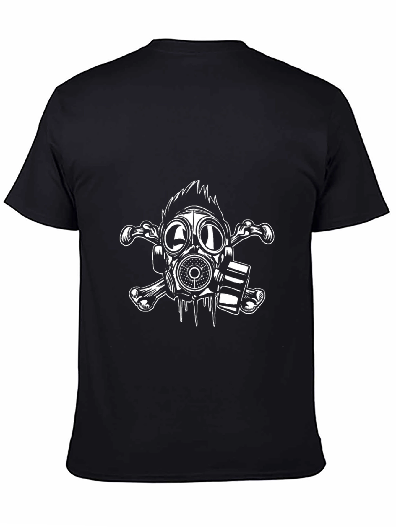 Gas Mask & Bones Graphic Tee