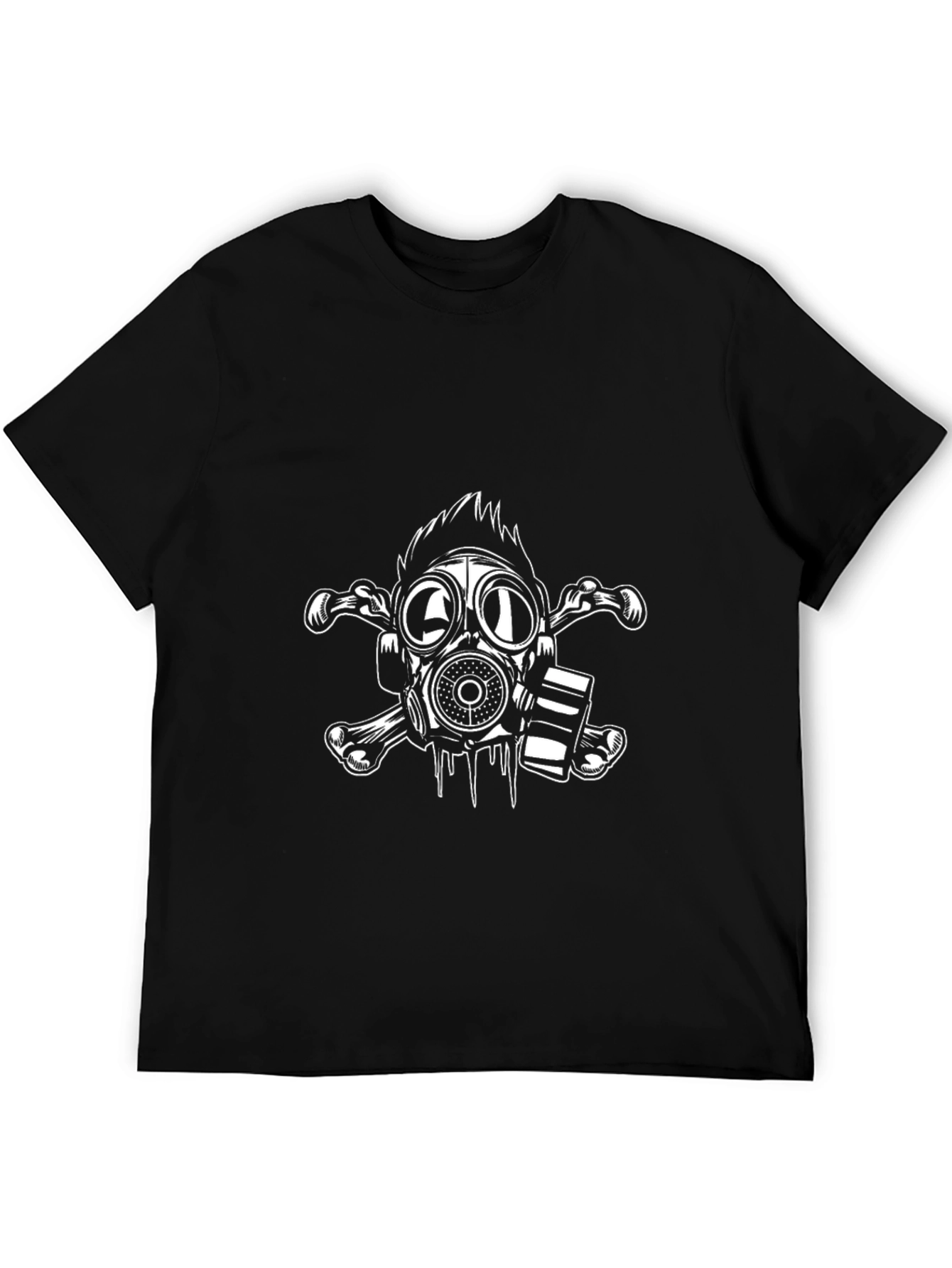 Gas Mask & Bones Graphic Tee
