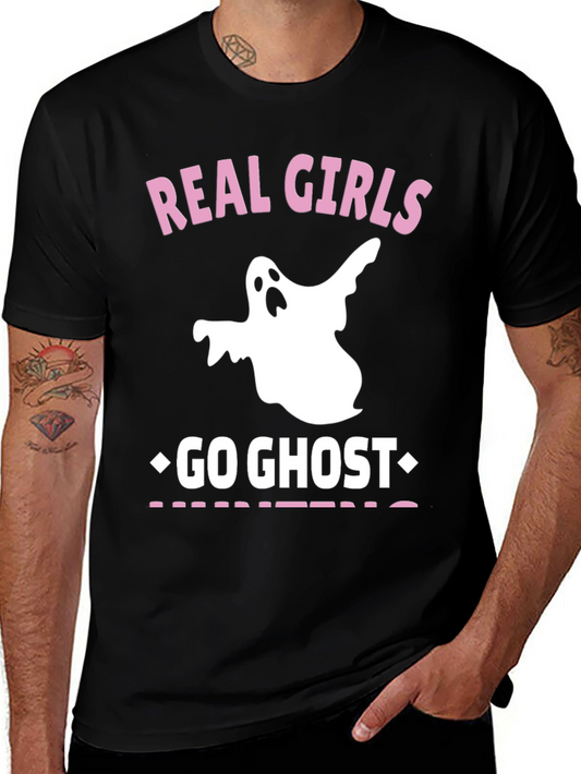 Real Girls Go Ghost Hunting Graphic Tee