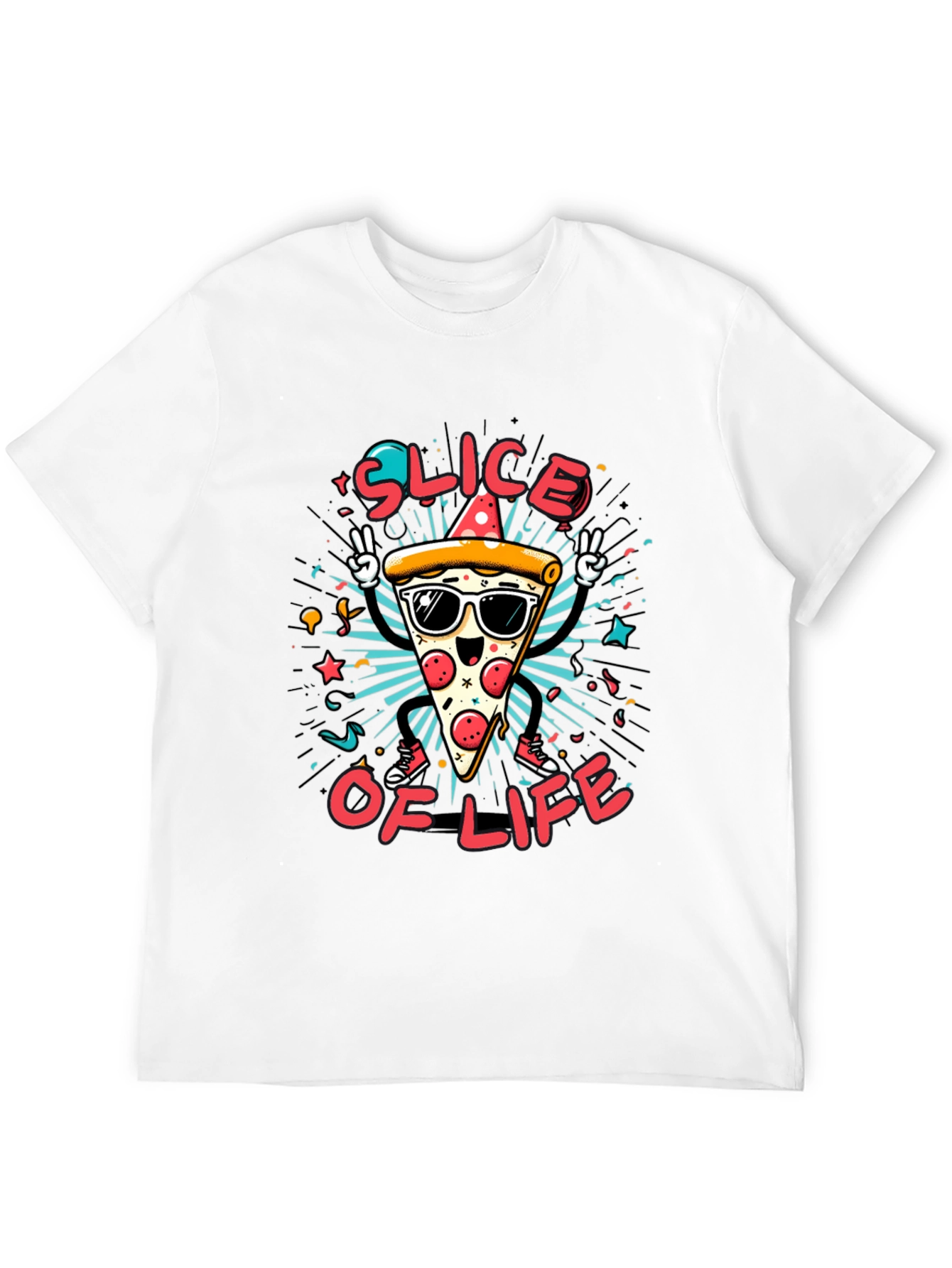 Pizza Slice of Life Graphic Tee