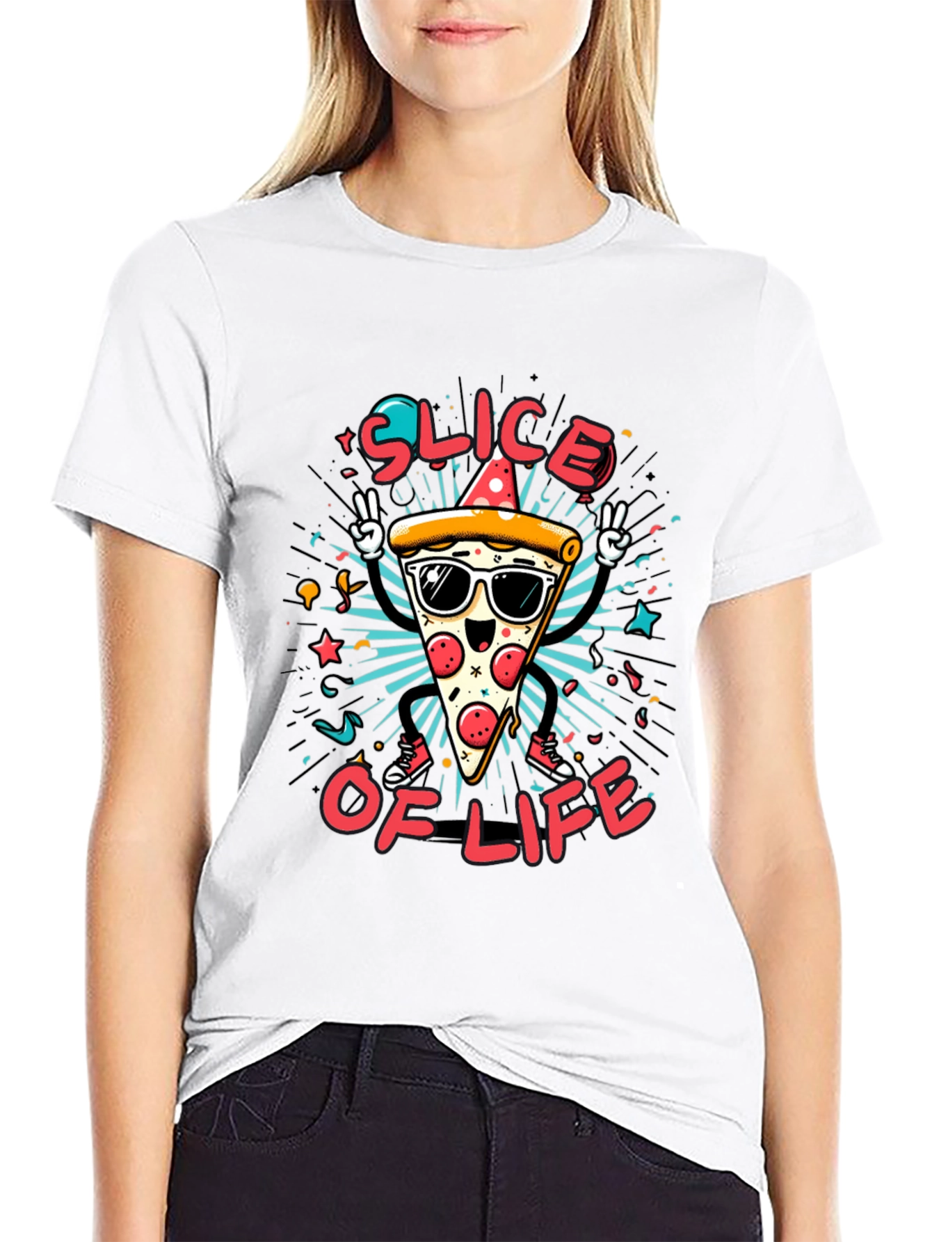 Pizza Slice of Life Graphic Tee