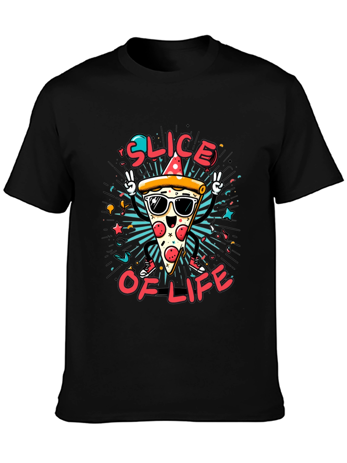 Pizza Slice of Life Graphic Tee