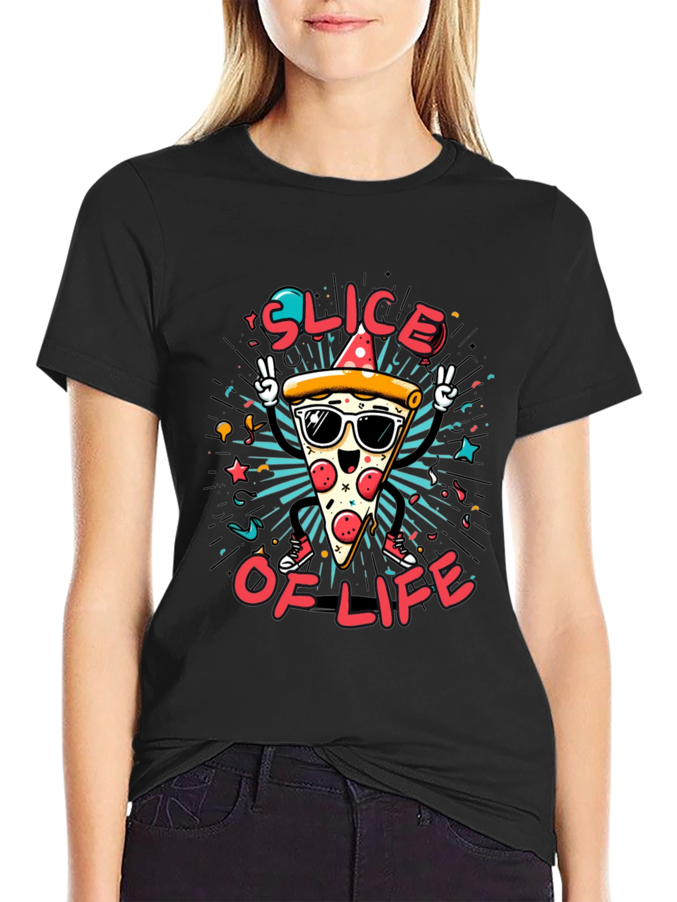Pizza Slice of Life Graphic Tee