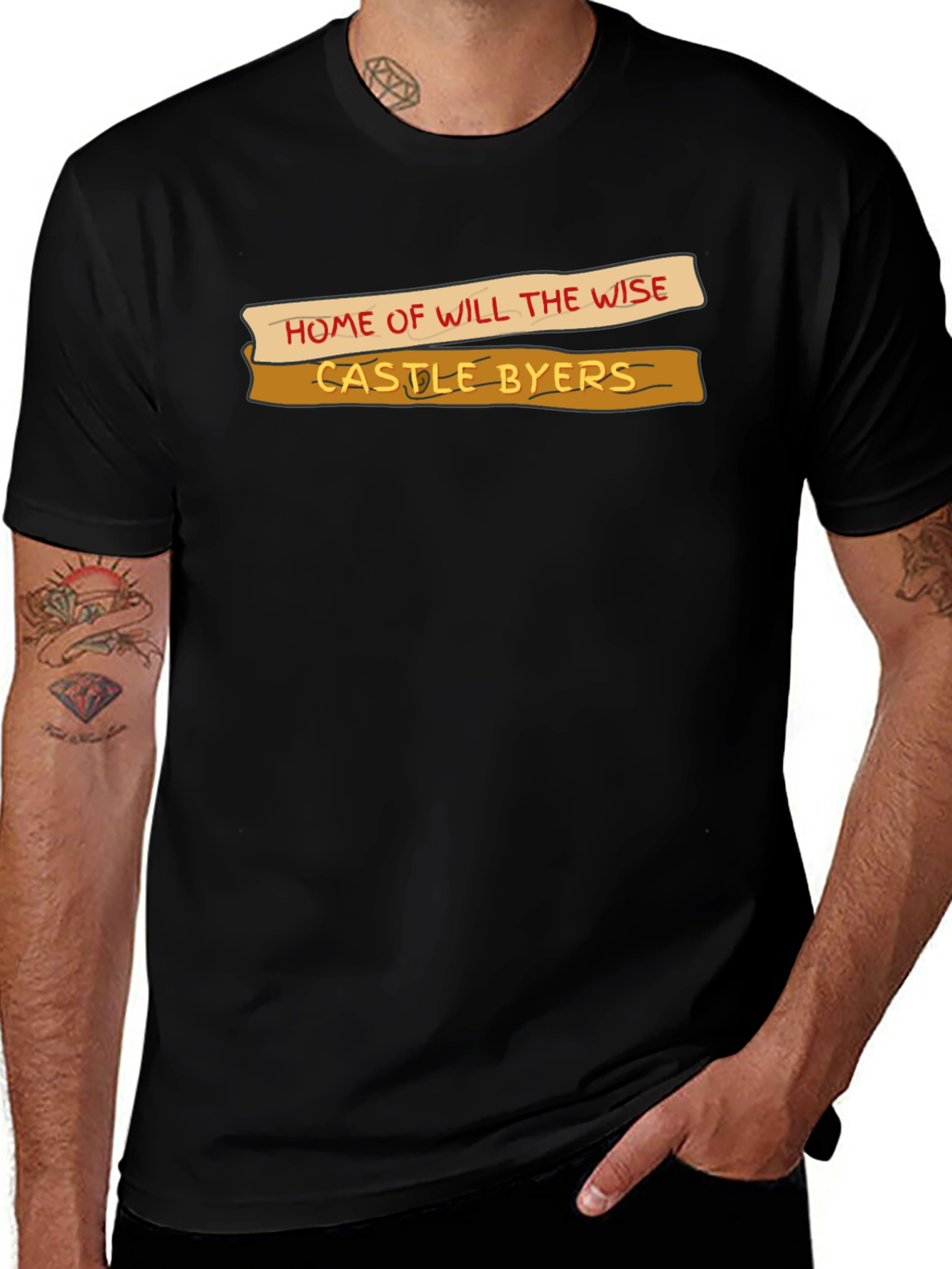 Castle Byers T-Shirt - Home of Will the Wise