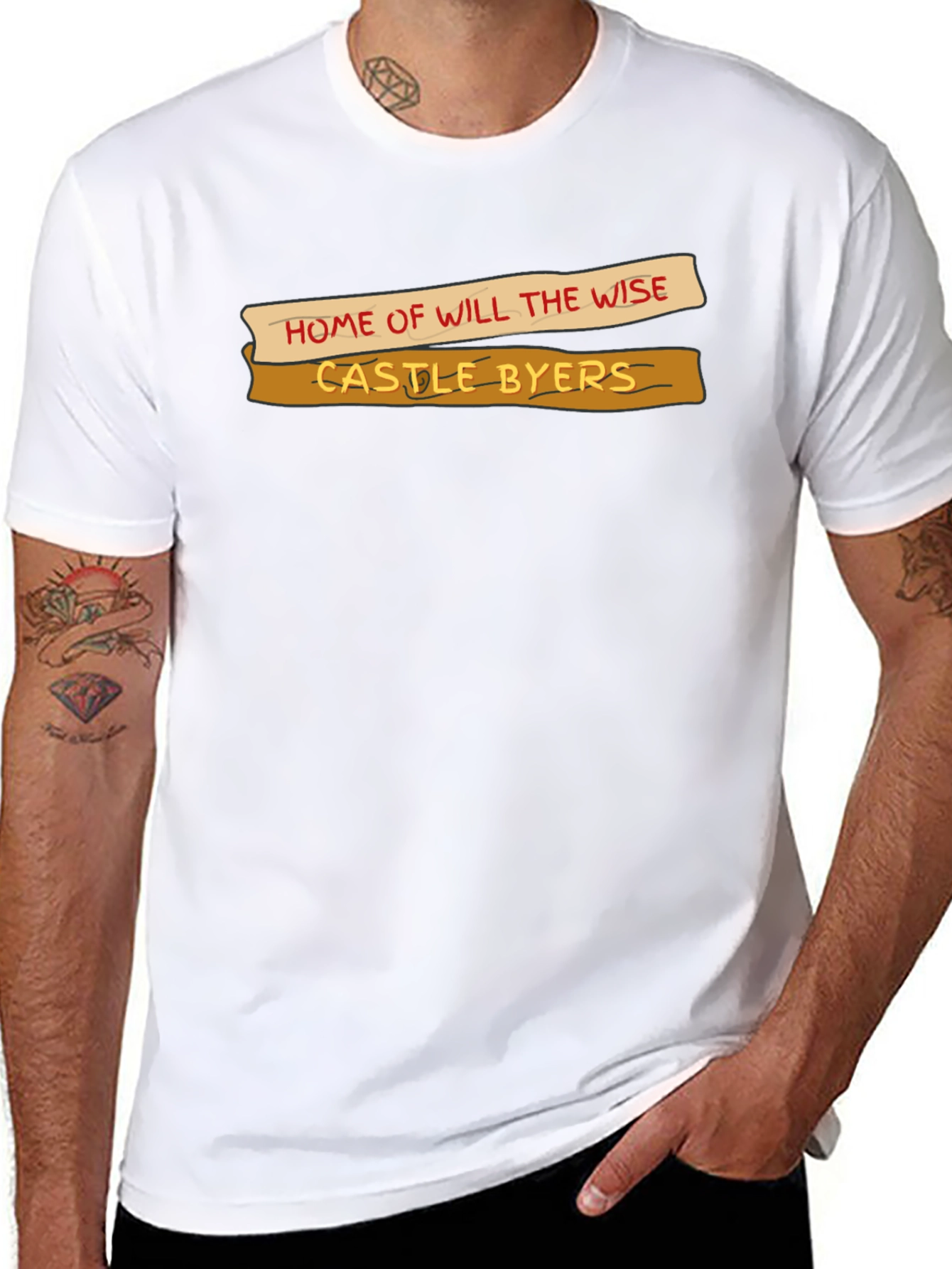 Castle Byers T-Shirt - Home of Will the Wise