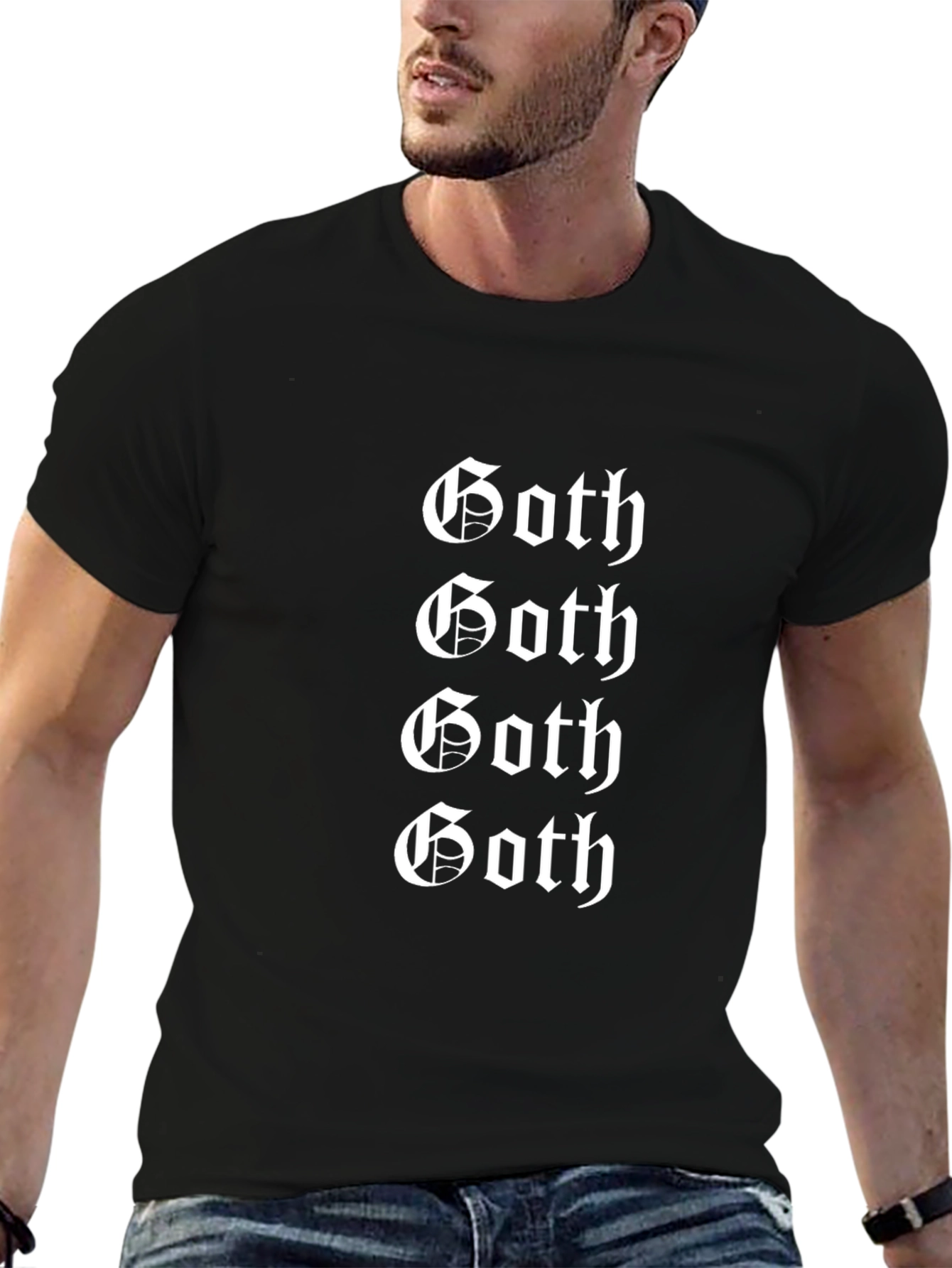 Goth T-Shirt - Bold Gothic Design
