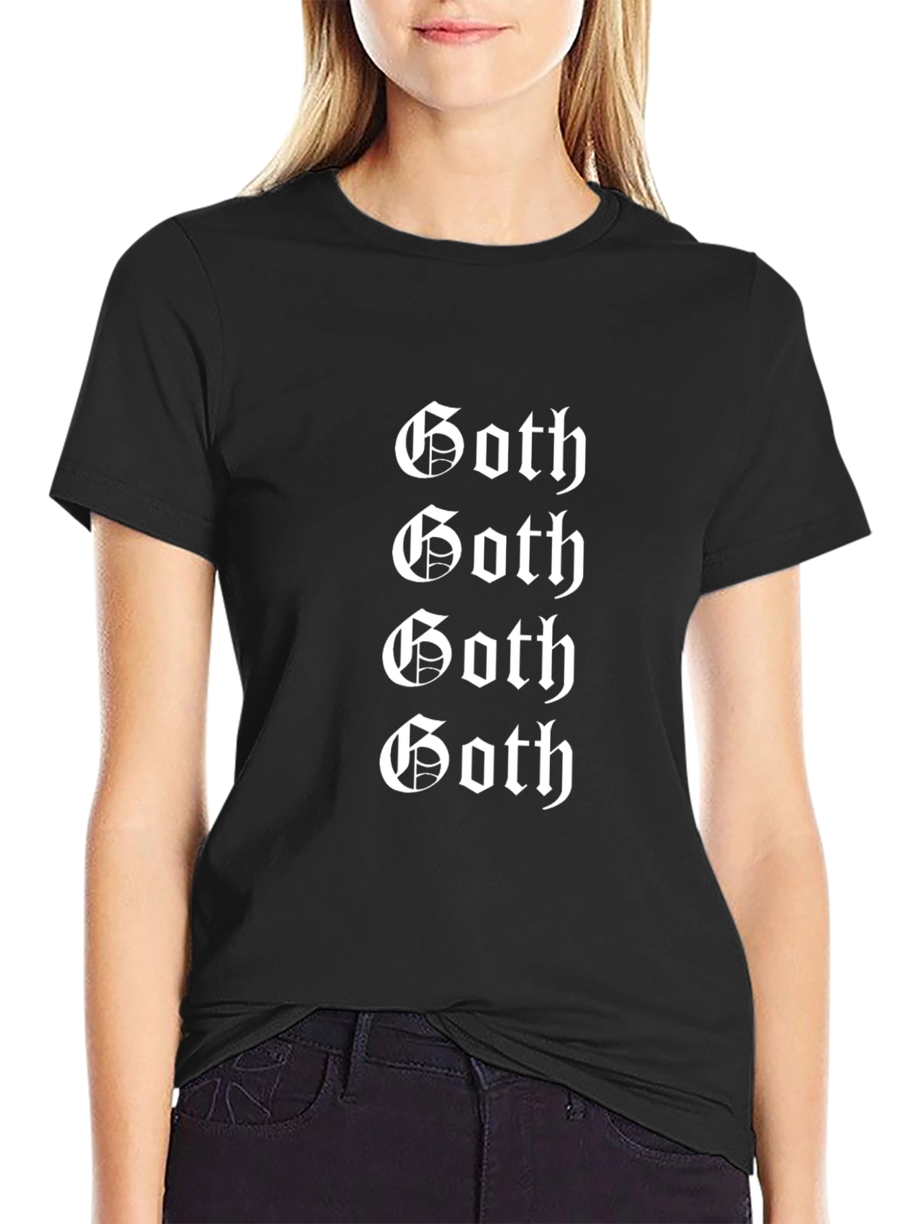 Goth T-Shirt - Bold Gothic Design