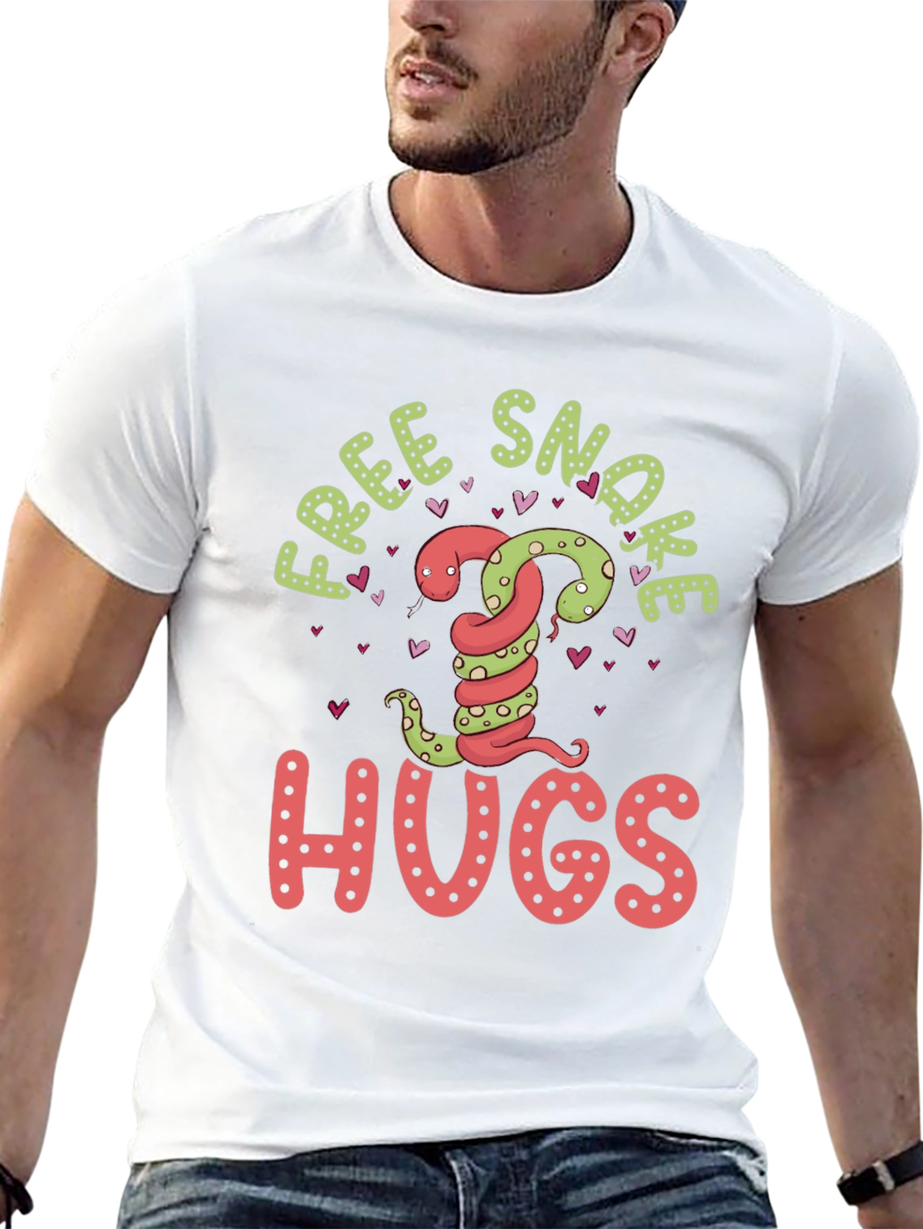 Free Snake Hugs T-Shirt - Graphic Tee