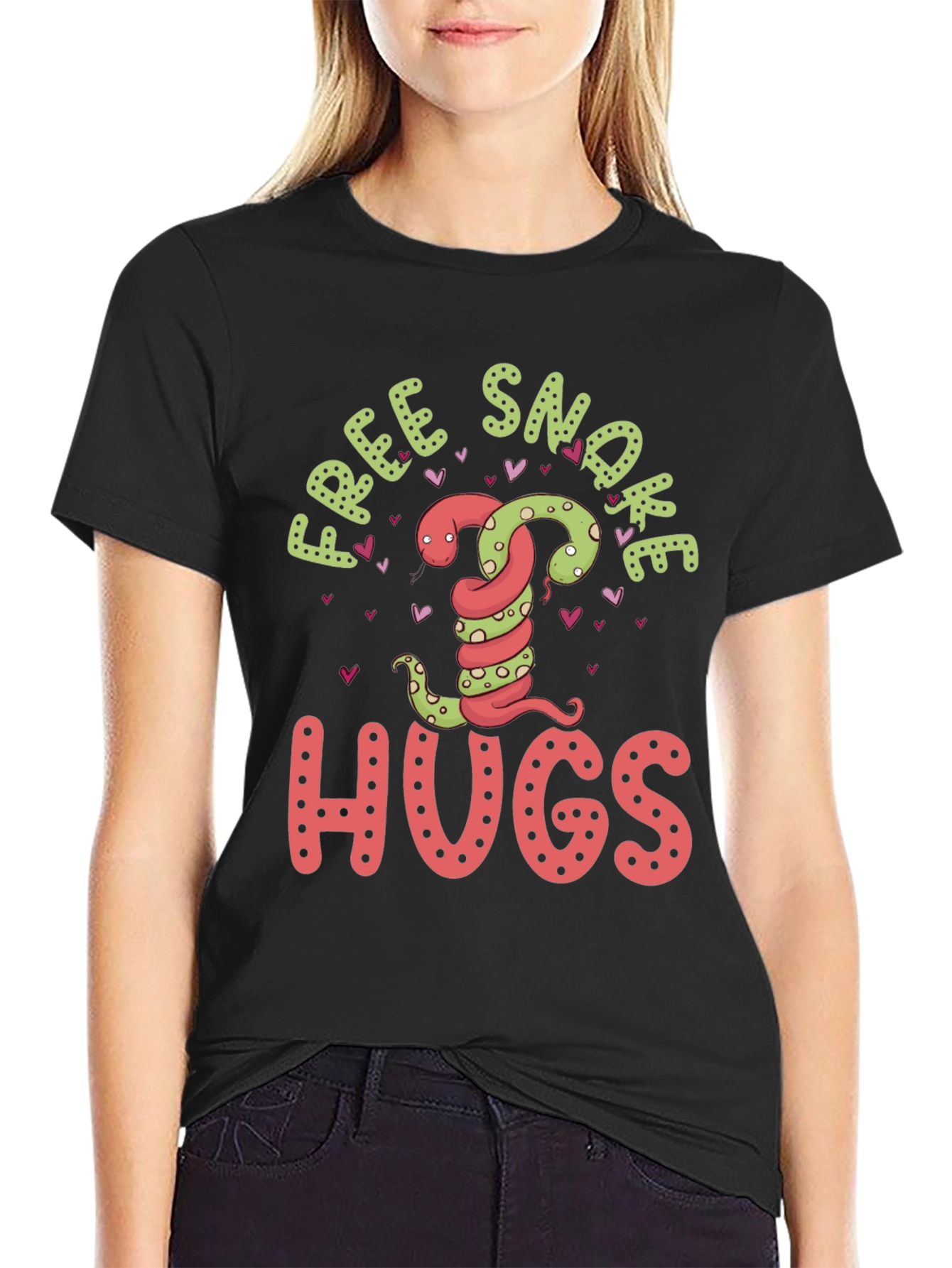 Free Snake Hugs T-Shirt - Graphic Tee