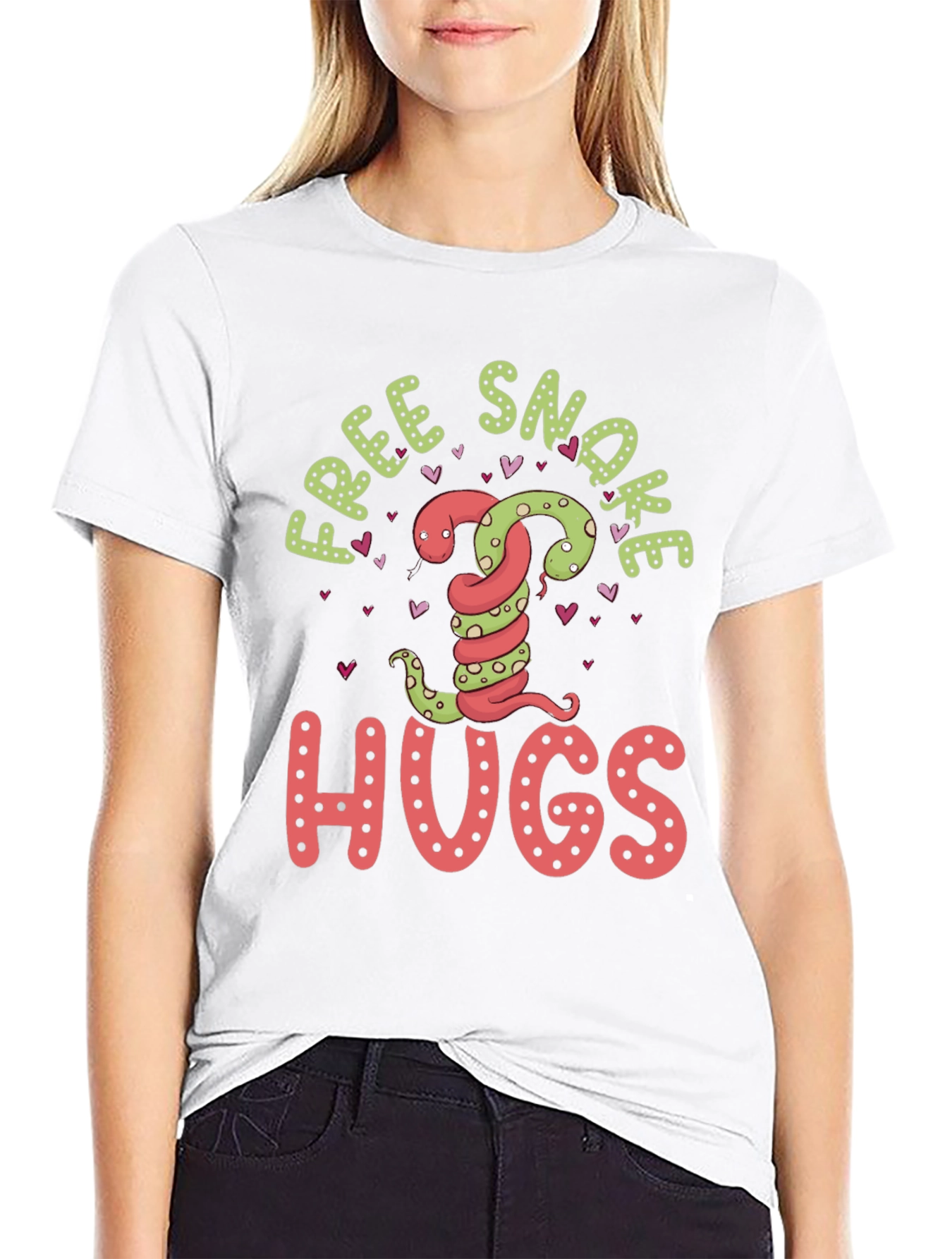 Free Snake Hugs T-Shirt - Graphic Tee