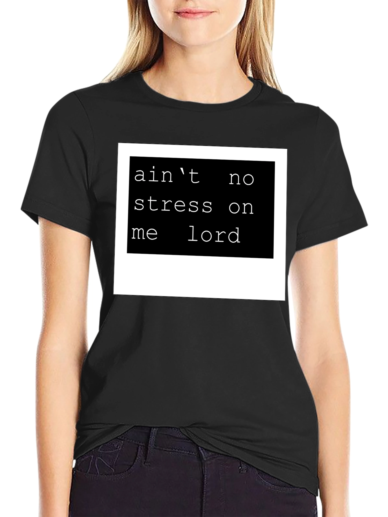 Aint No Stress Tee - Mens Graphic T-Shirt
