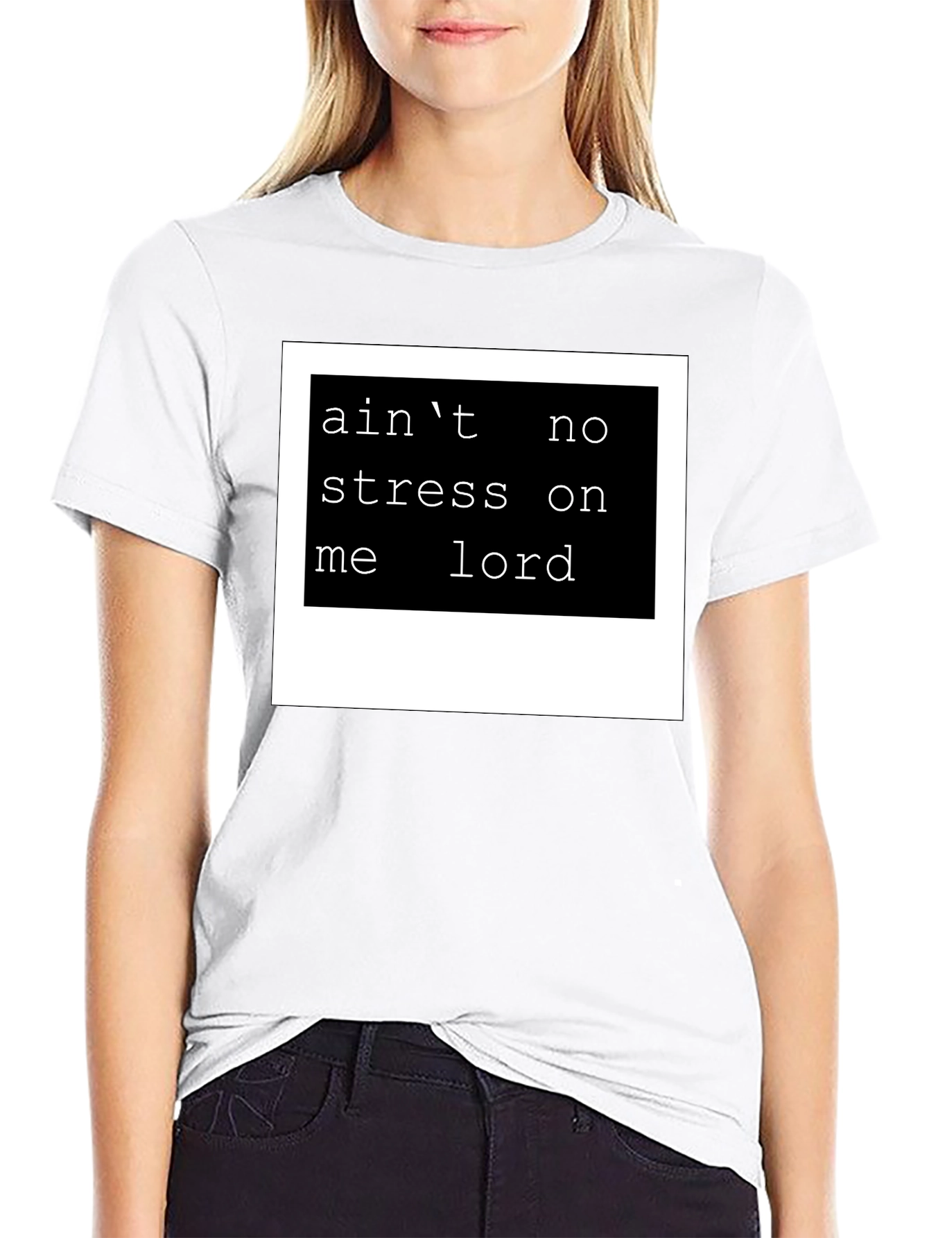 Aint No Stress Tee - Mens Graphic T-Shirt
