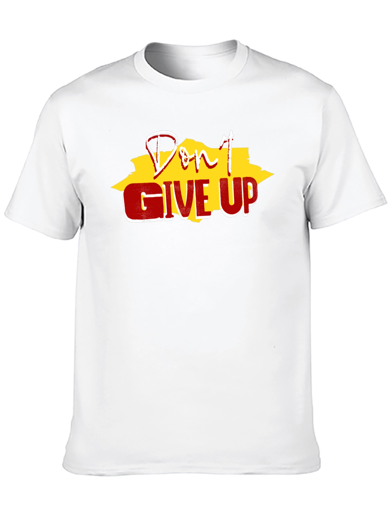 Dont Give Up Black T-Shirt