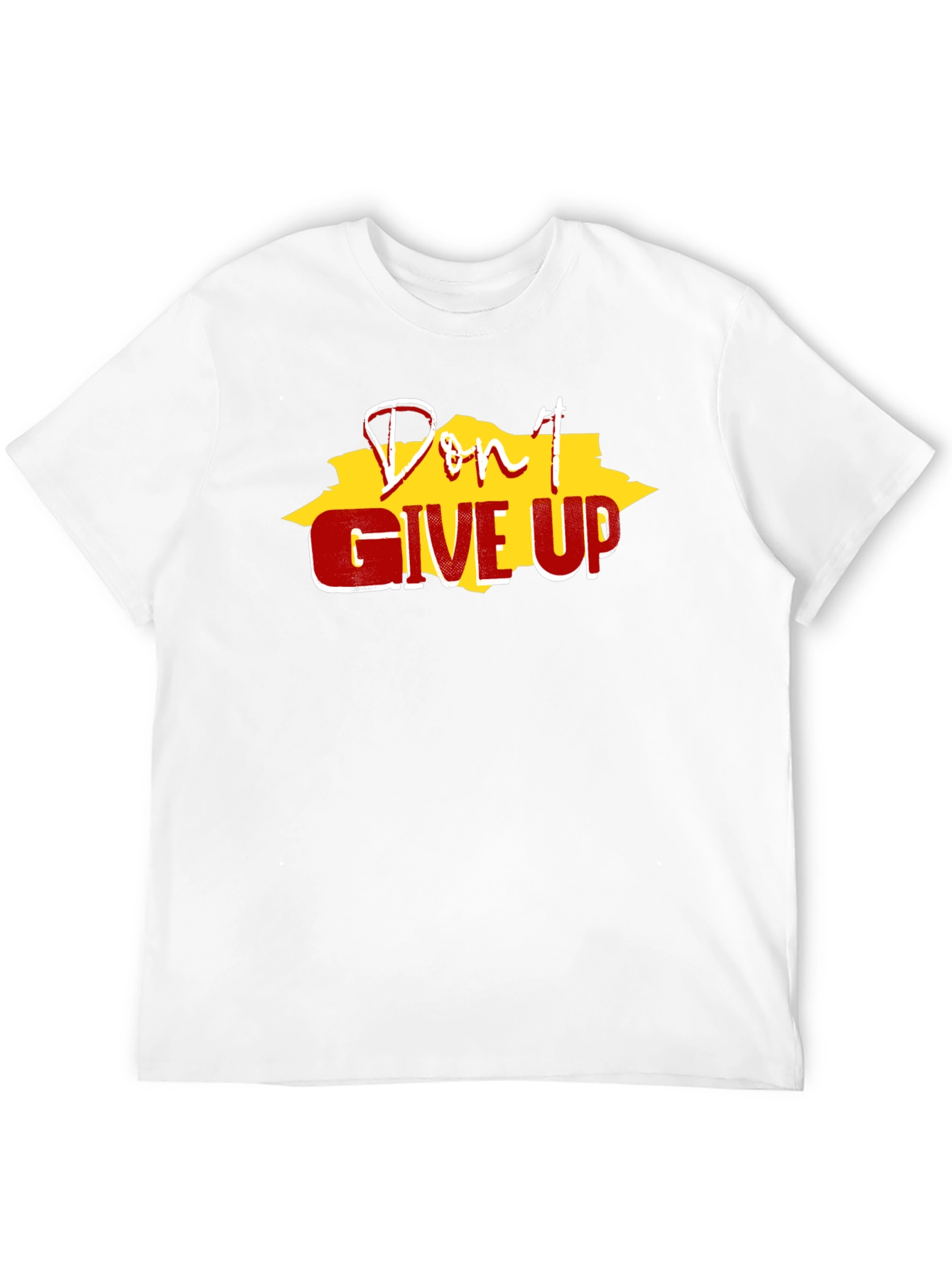 Dont Give Up Black T-Shirt