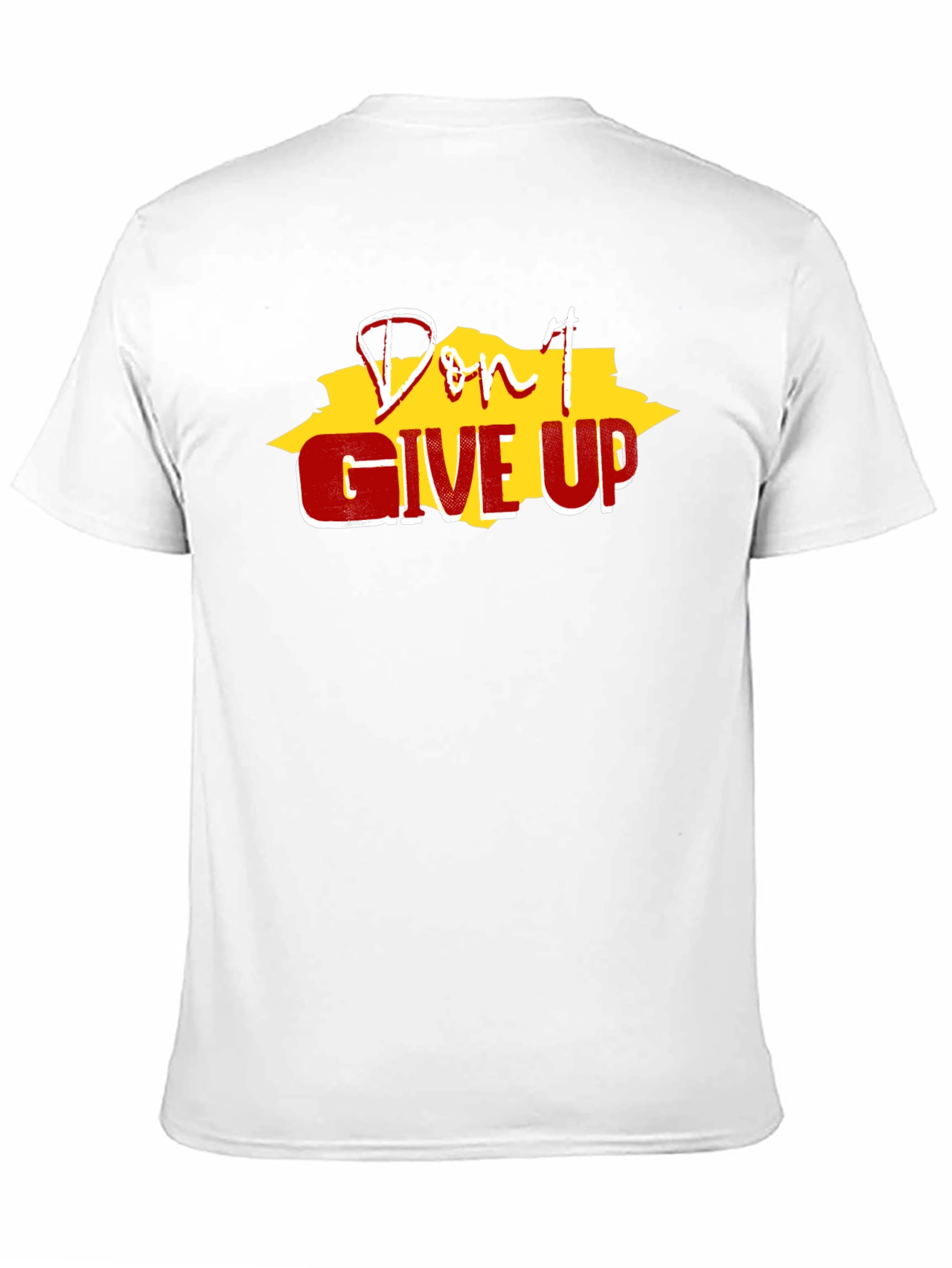 Dont Give Up Black T-Shirt