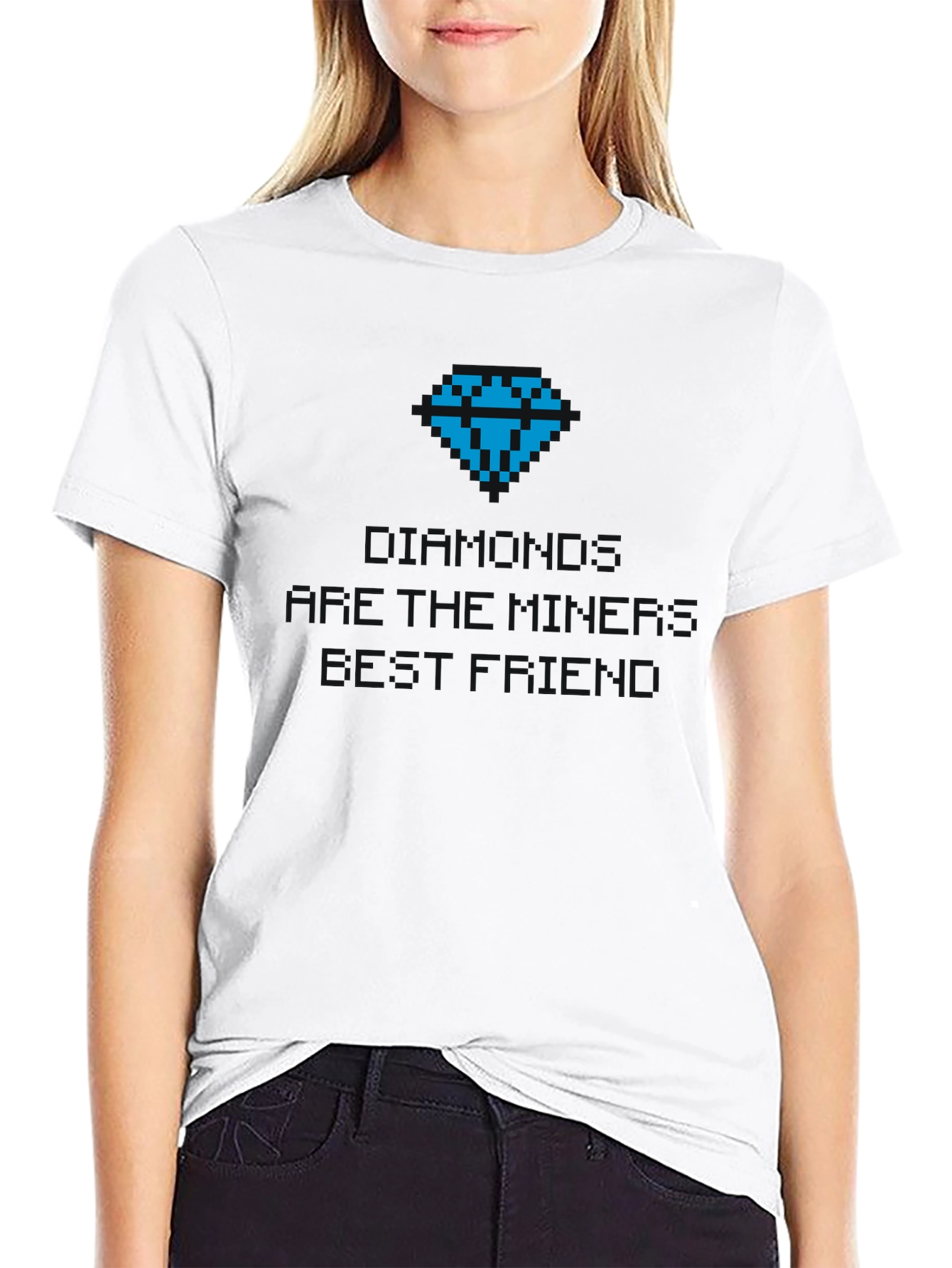 Diamonds Miners Friend Black Graphic Tee