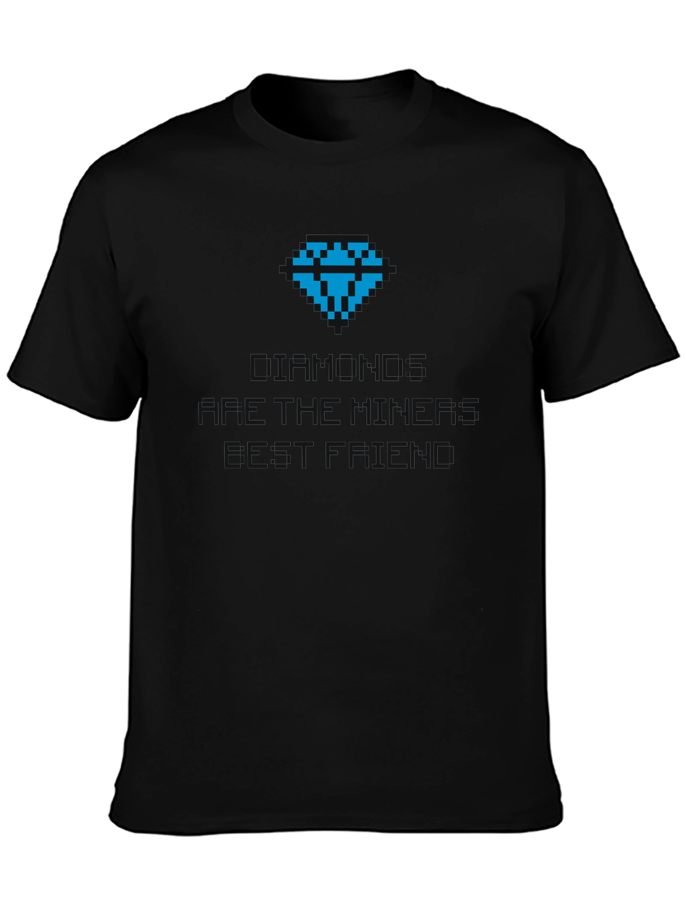 Diamonds Miners Friend Black Graphic Tee