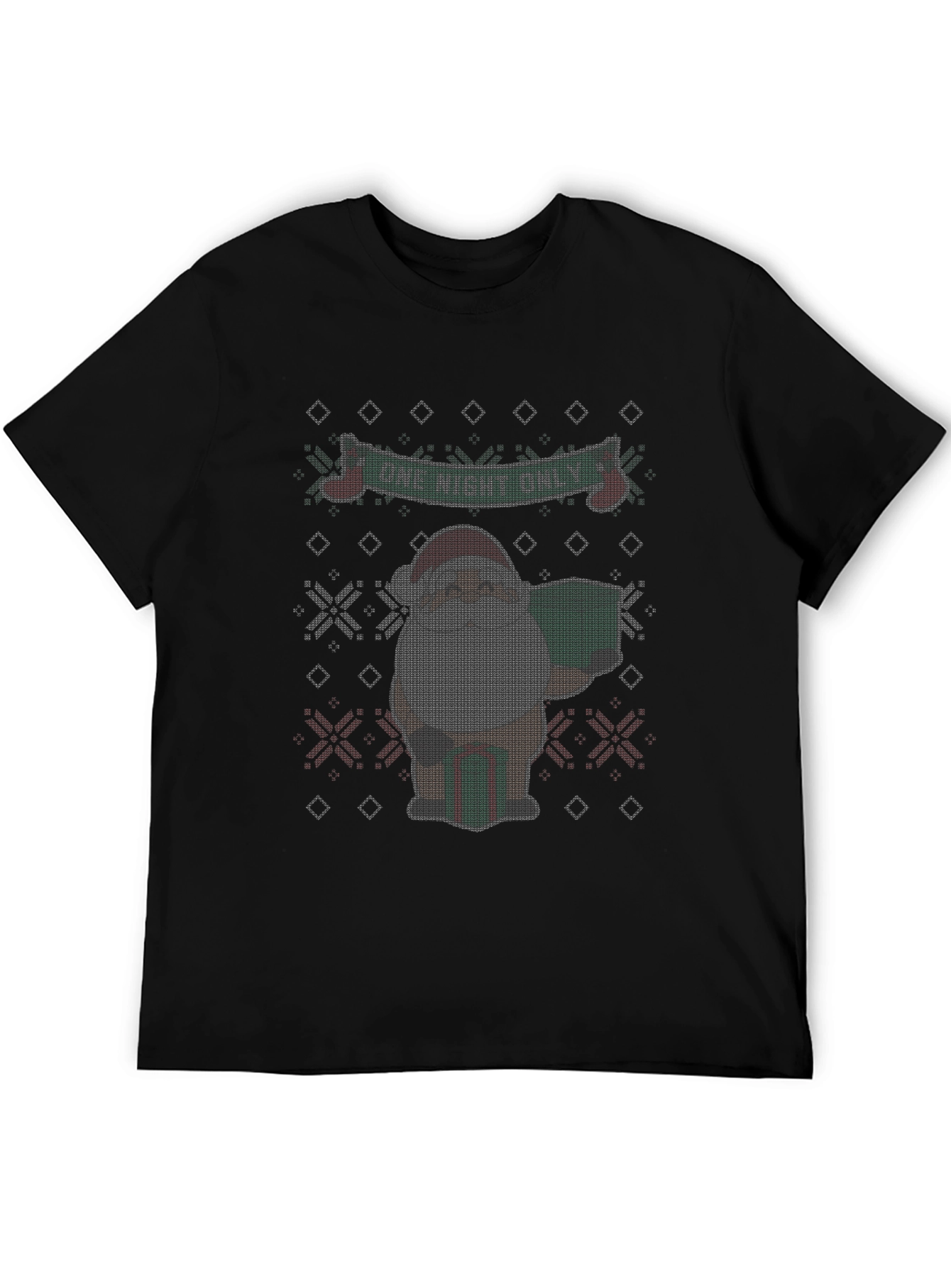 One Night Only Santa Ugly Christmas Sweater T-Shirt