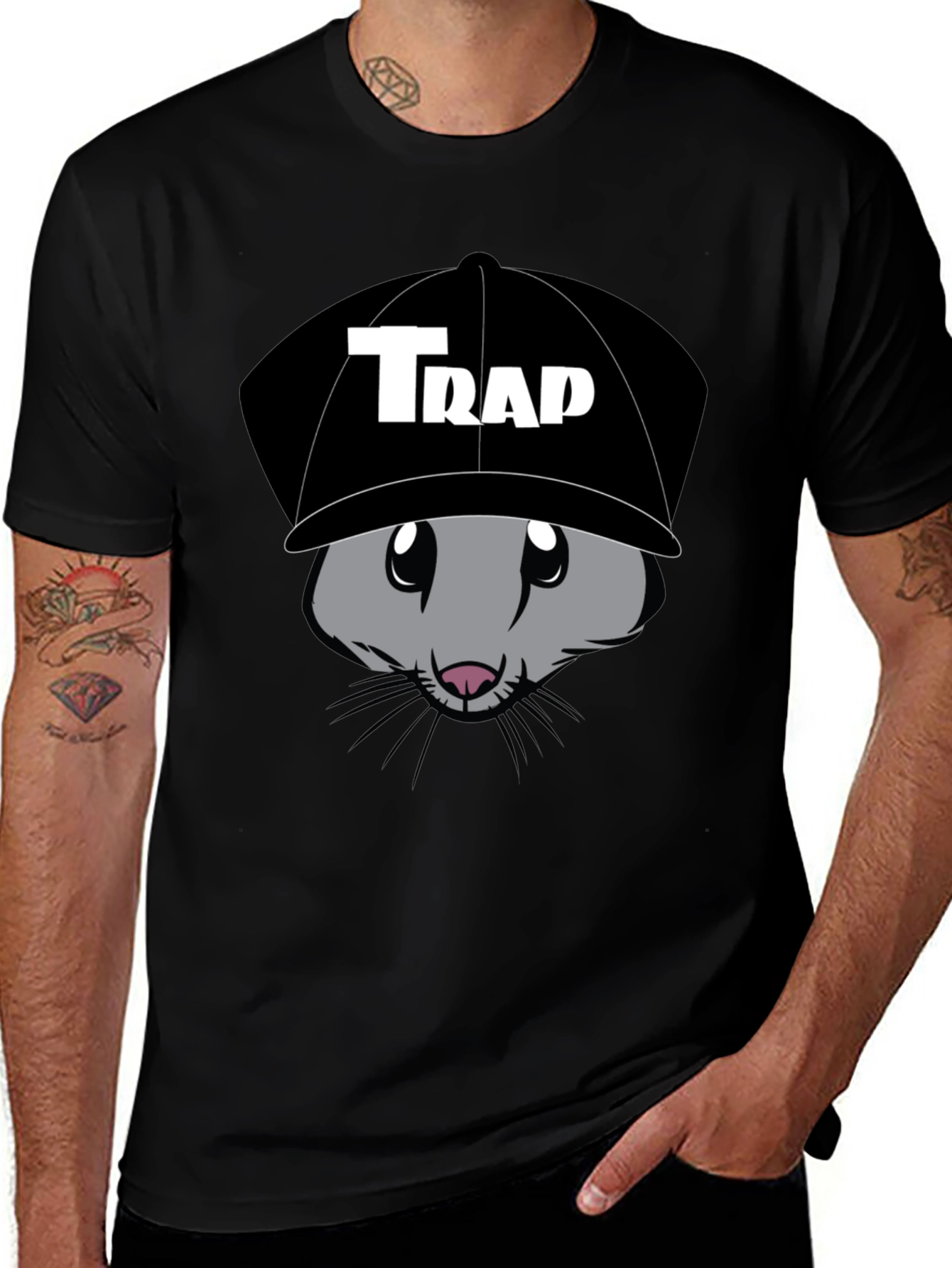 Trap Rat Graphic T-Shirt