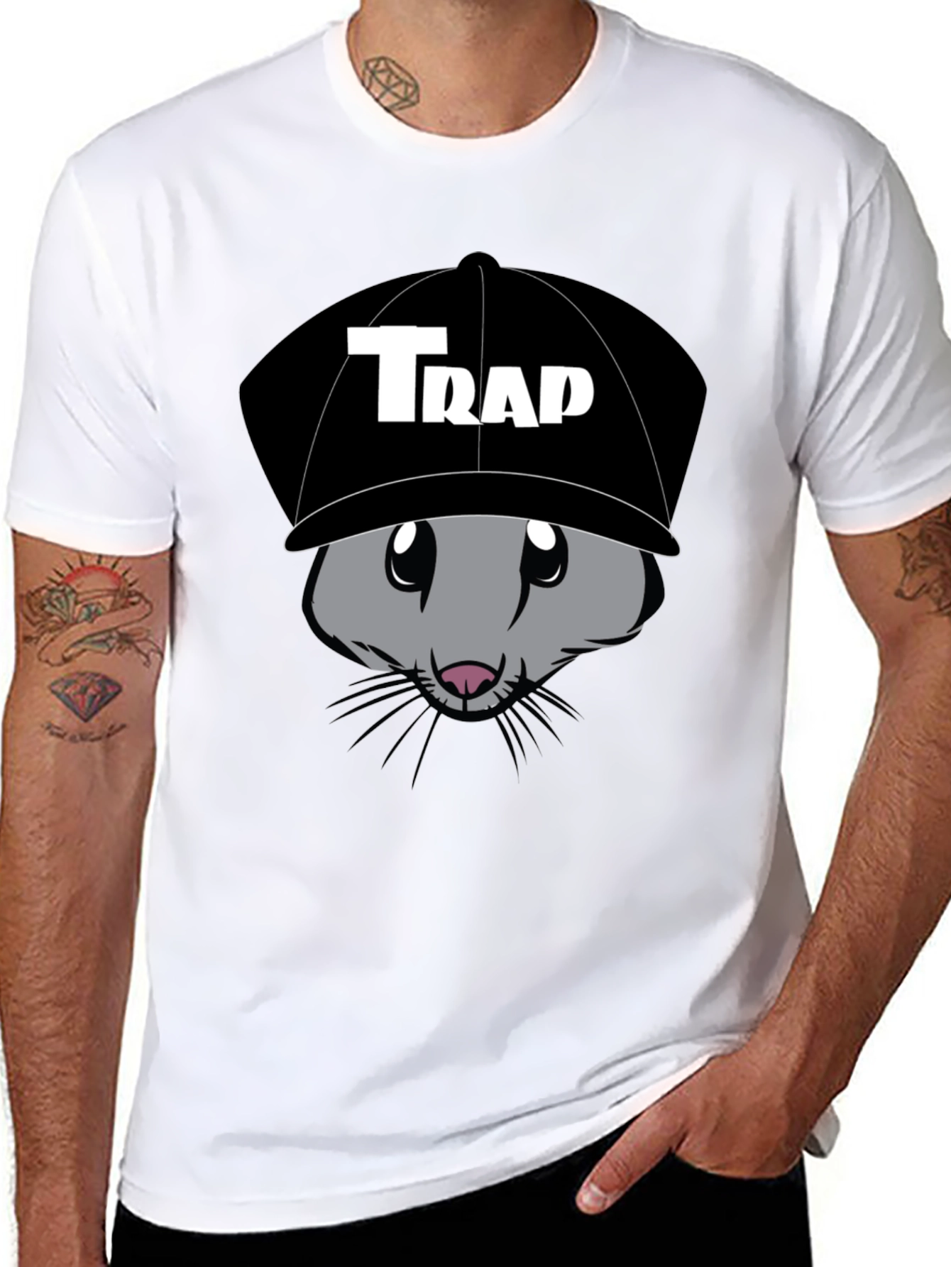 Trap Rat Graphic T-Shirt