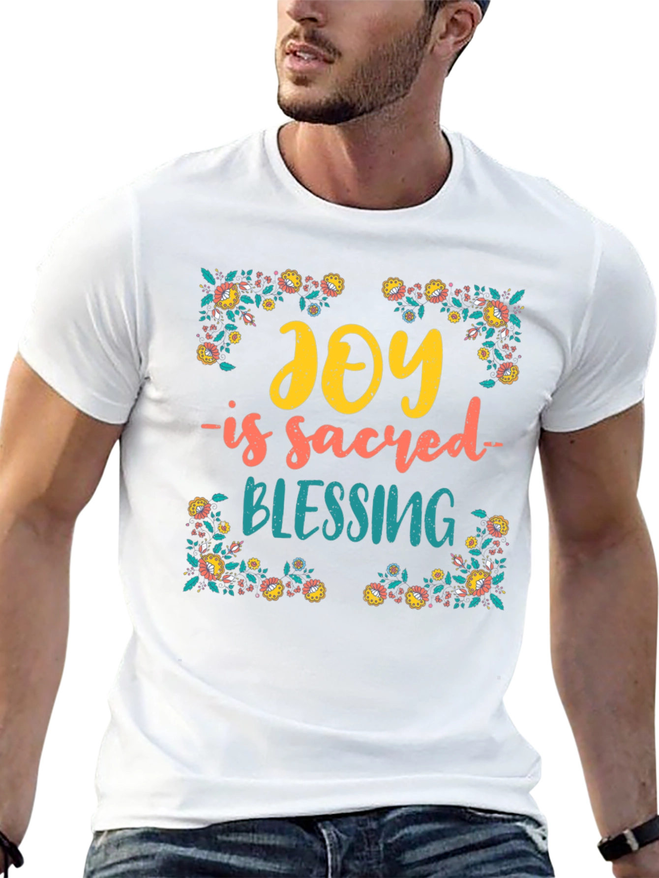 Joy Is Sacred Blessing Graphic Tee