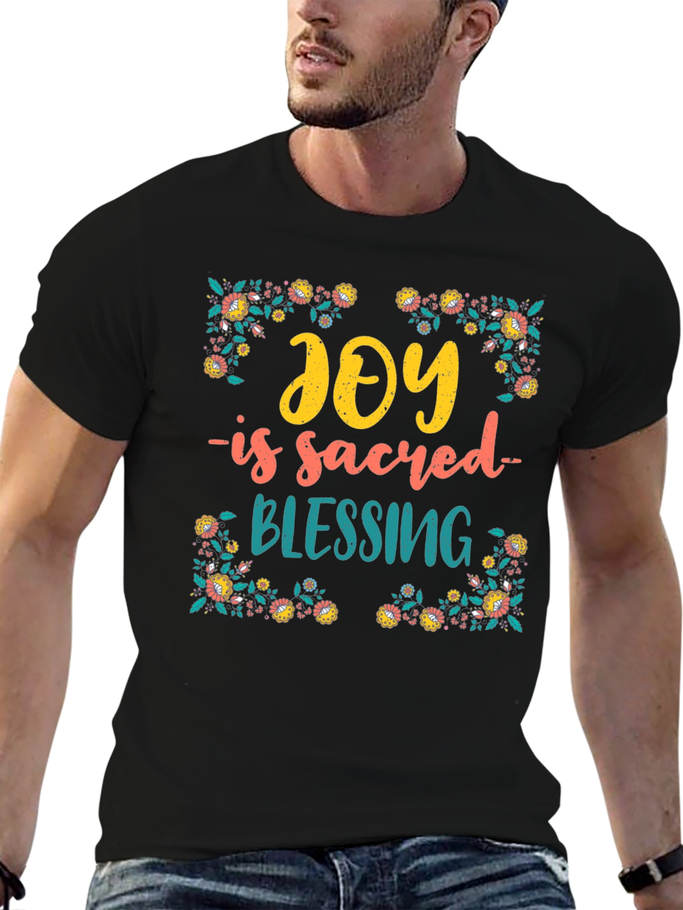 Joy Is Sacred Blessing Graphic Tee