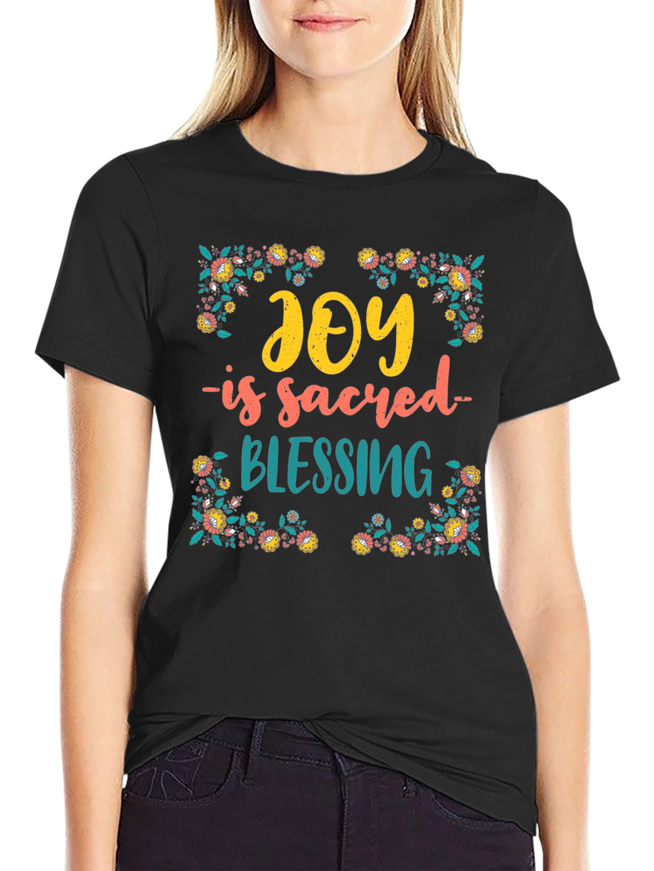 Joy Is Sacred Blessing Graphic Tee
