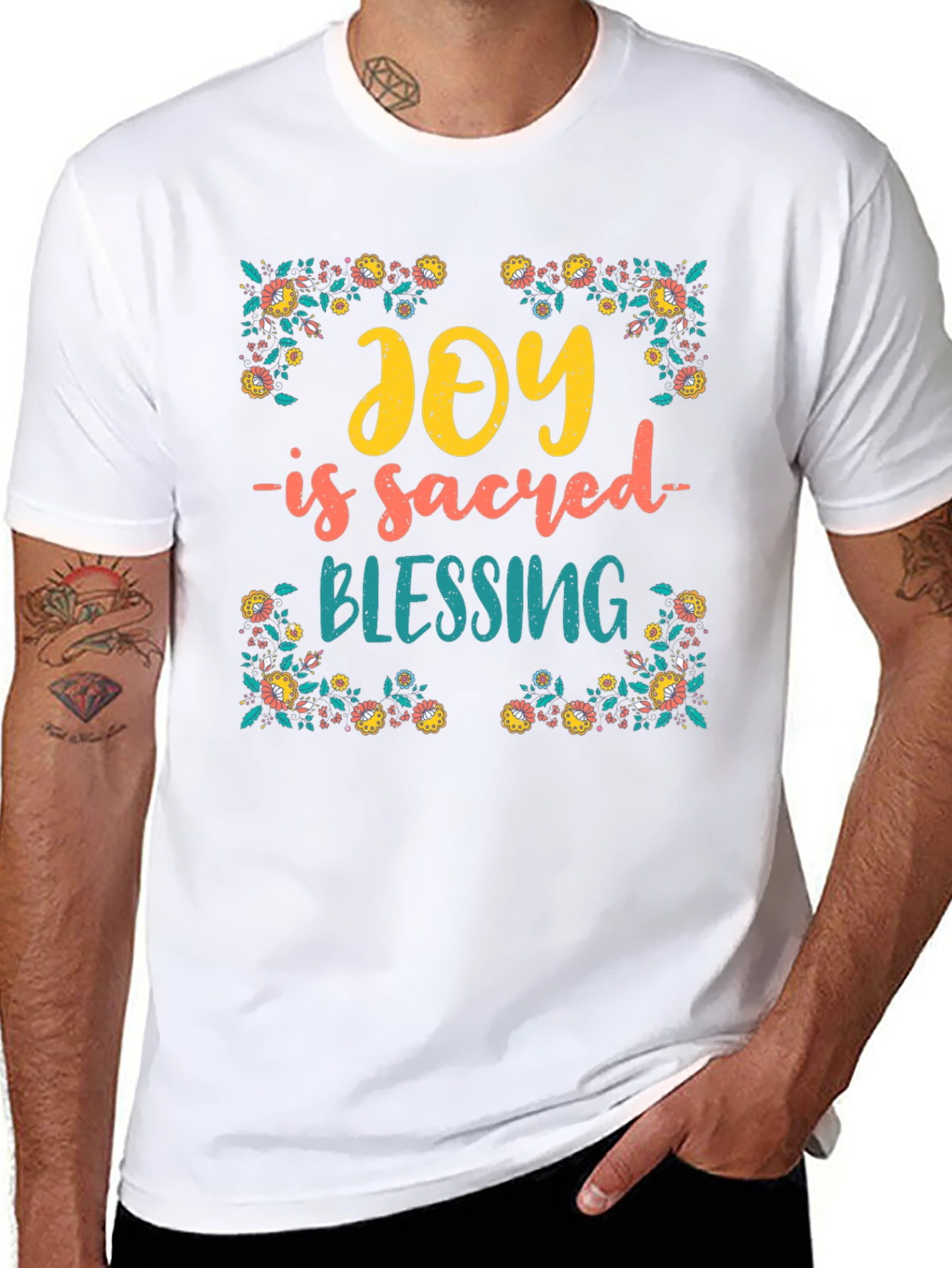 Joy Is Sacred Blessing Graphic Tee