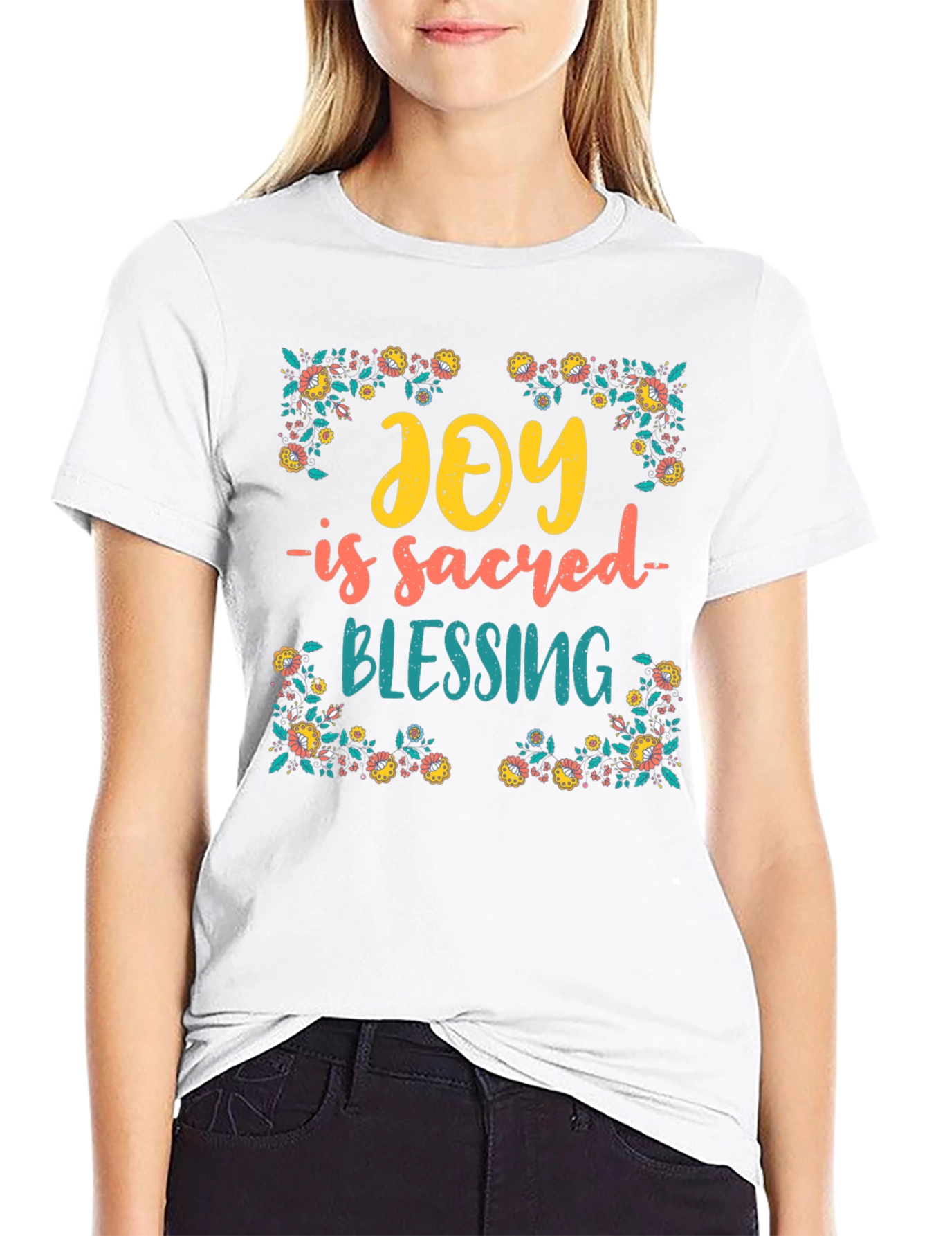 Joy Is Sacred Blessing Graphic Tee