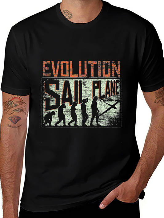 Evolution of Sail Plane T-Shirt