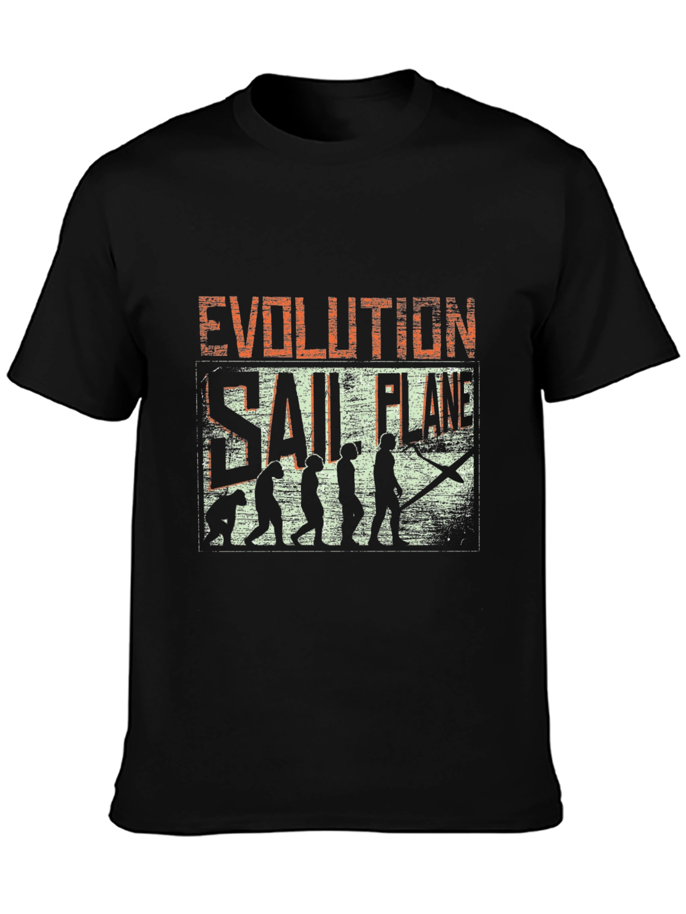 Evolution of Sail Plane T-Shirt