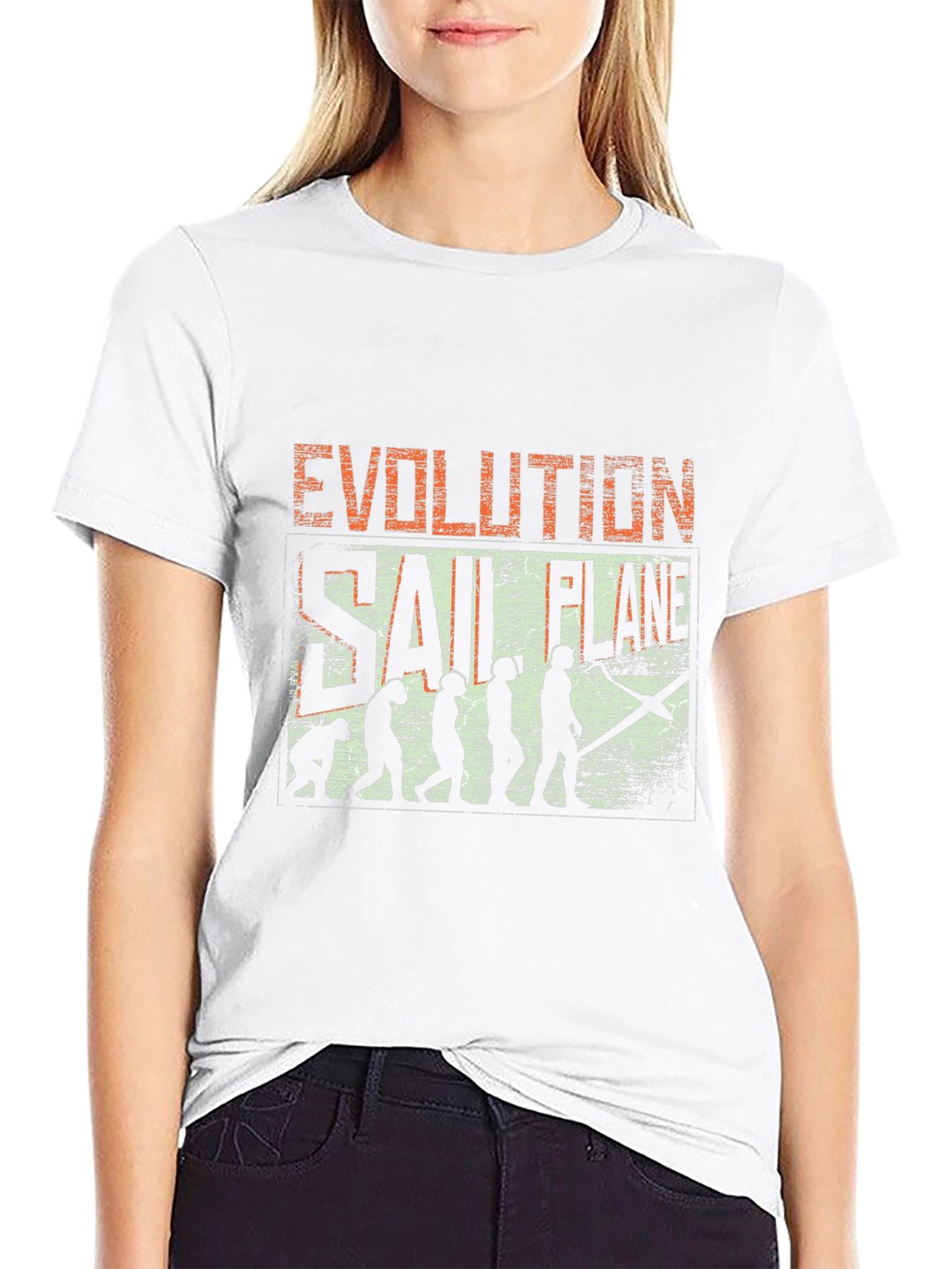Evolution of Sail Plane T-Shirt