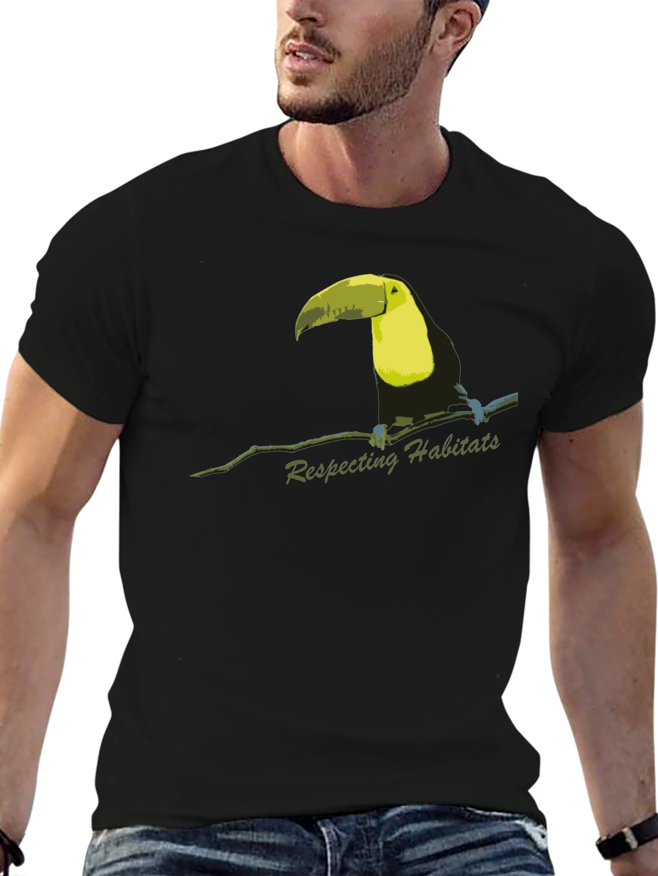 Respecting Habitats Toucan Bird T-Shirt