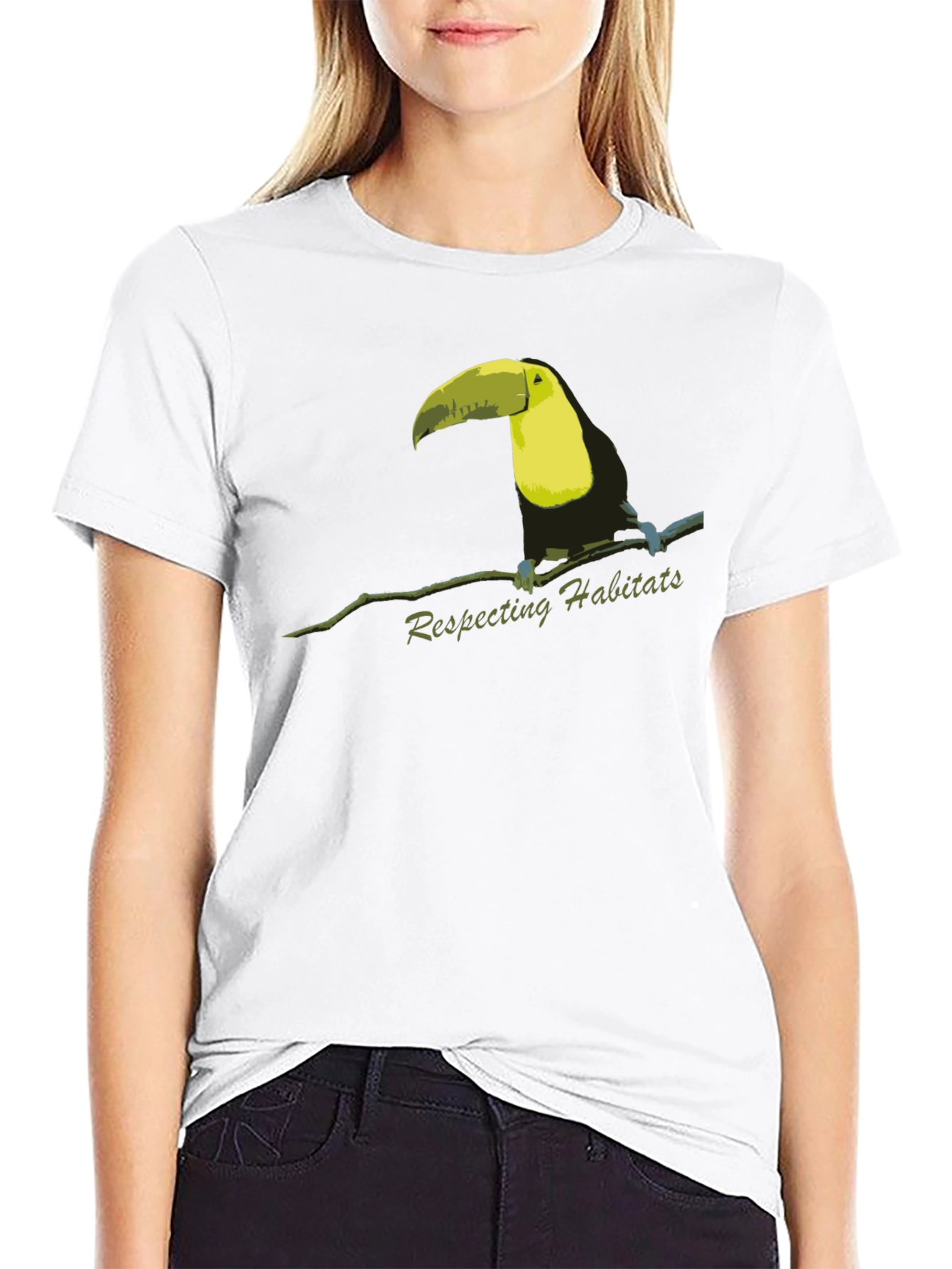 Respecting Habitats Toucan Bird T-Shirt