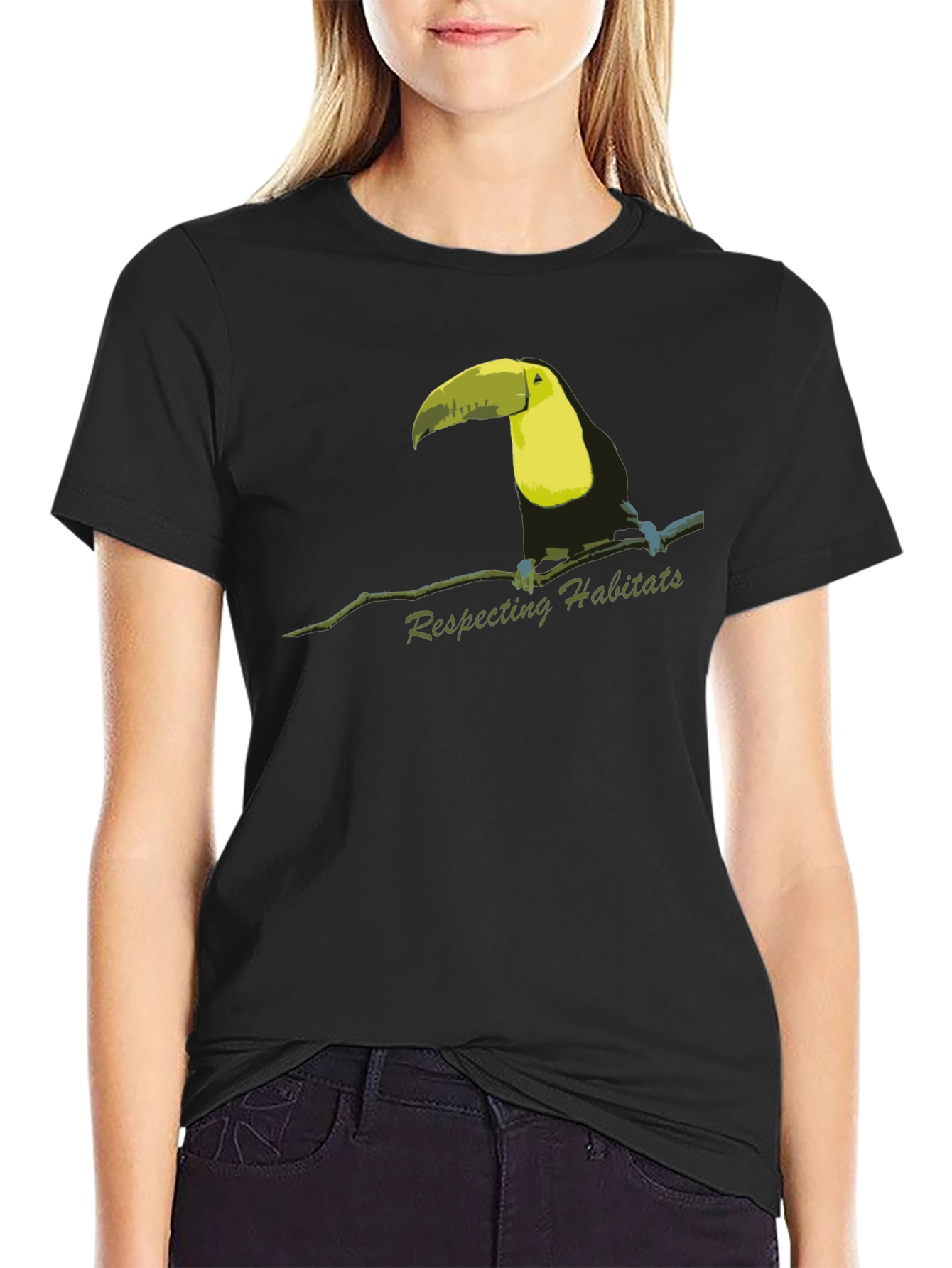 Respecting Habitats Toucan Bird T-Shirt