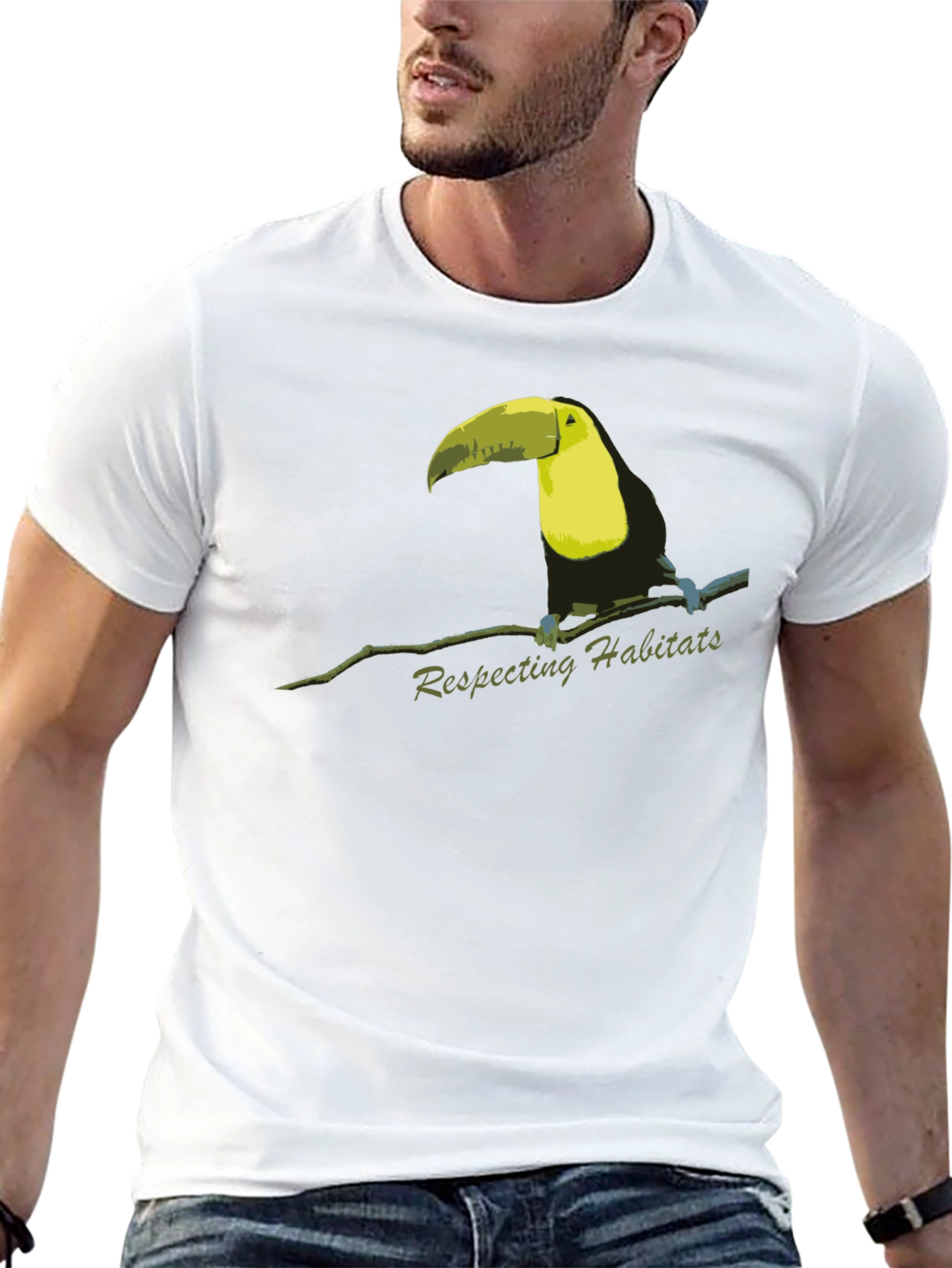 Respecting Habitats Toucan Bird T-Shirt
